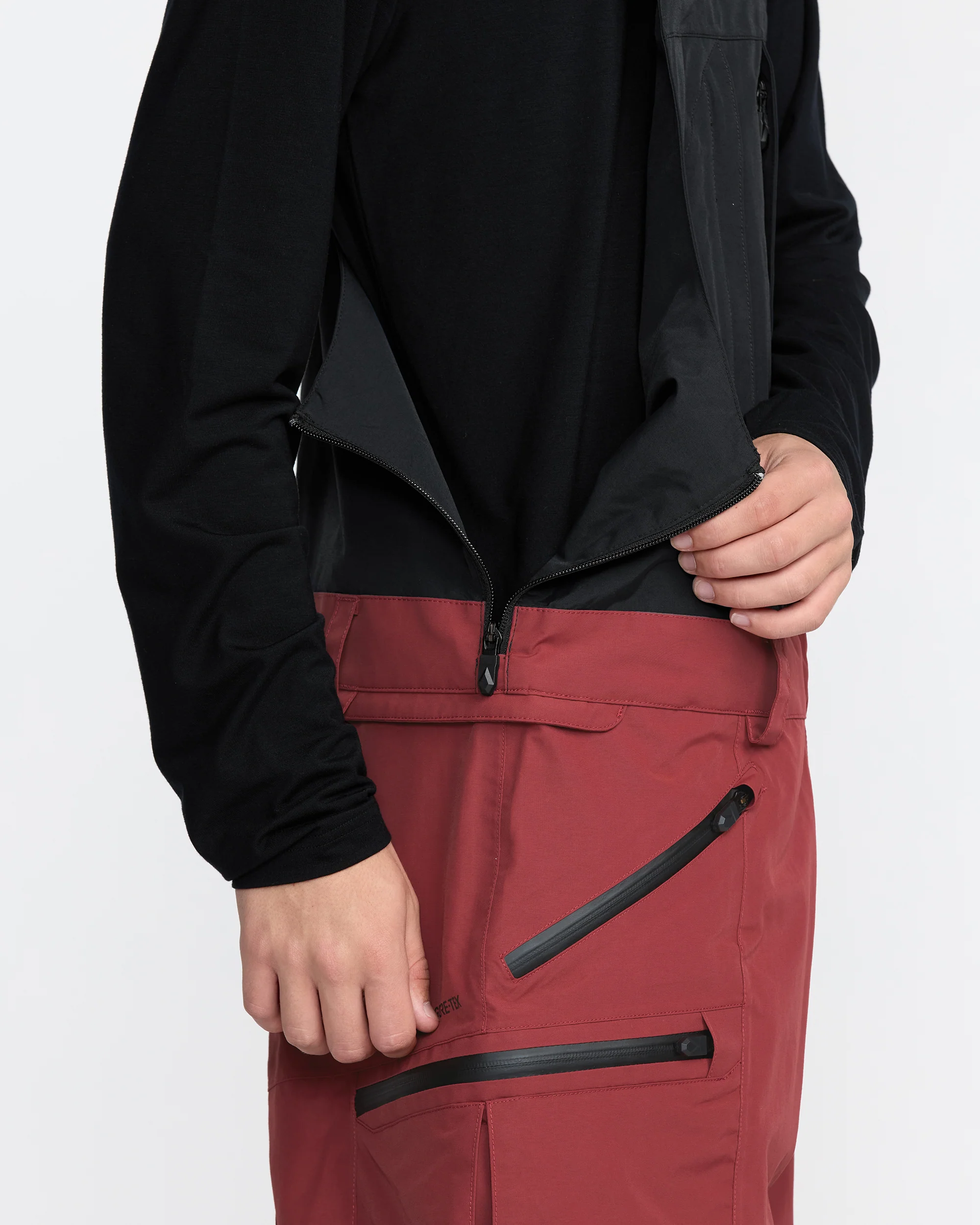 Rain Gore-Tex Bib Overall - Burnt Red - Image 7