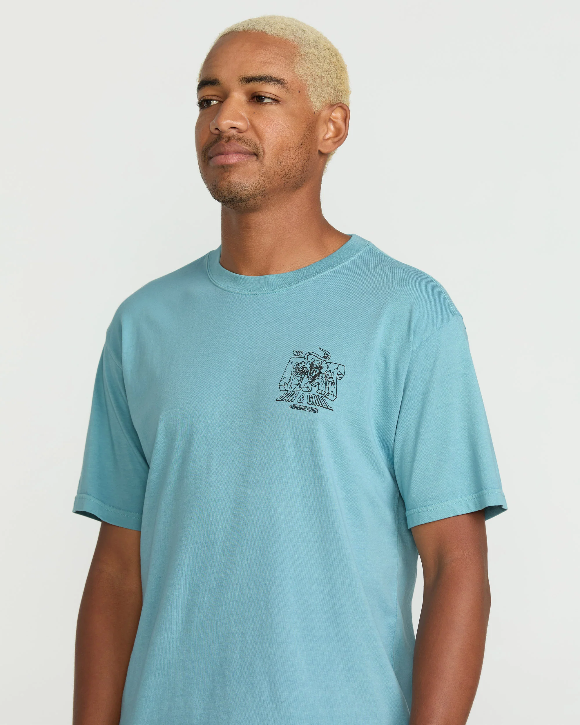 Rat Bar T-Shirt - Used Blue - Image 2