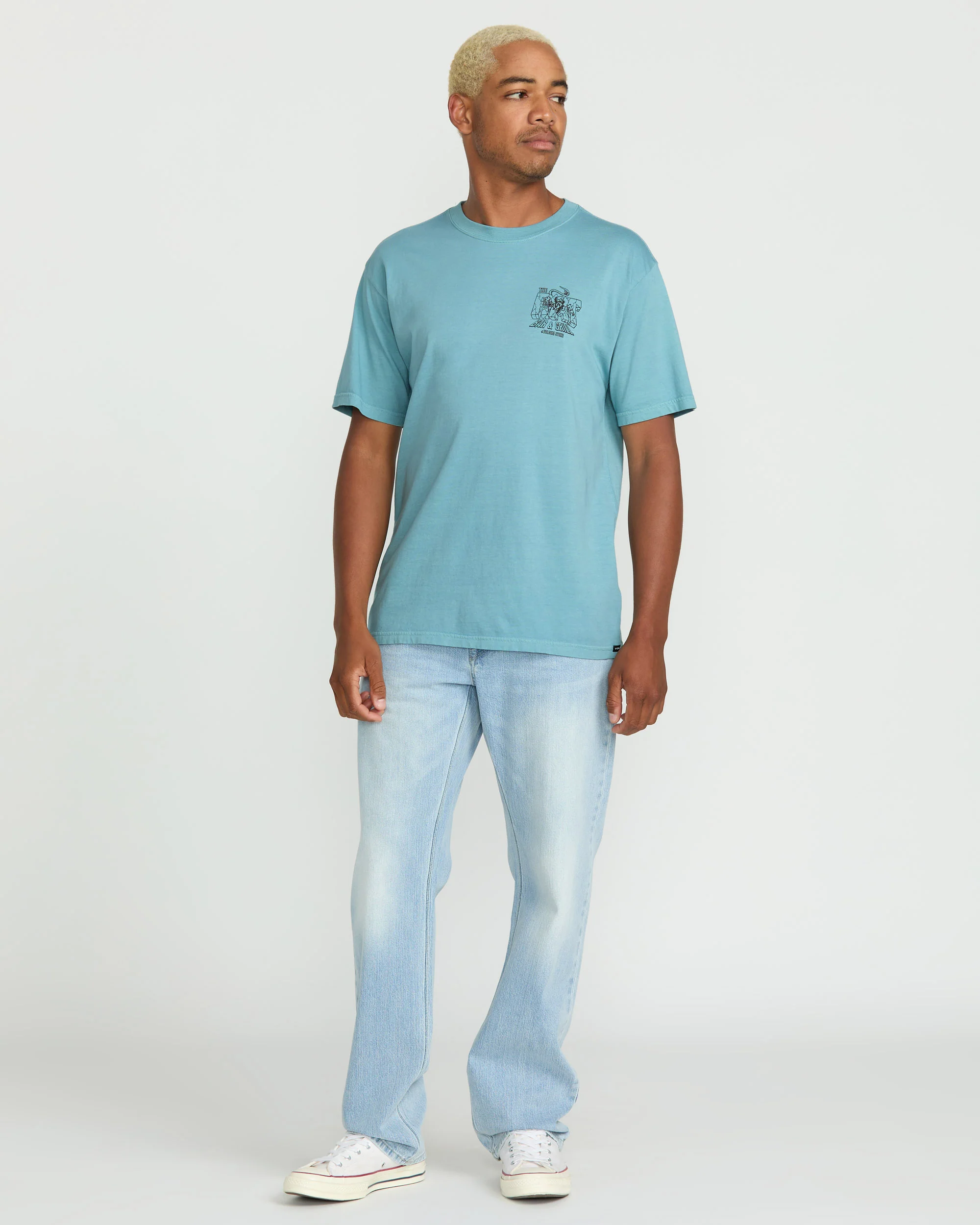 Rat Bar T-Shirt - Used Blue - Image 3