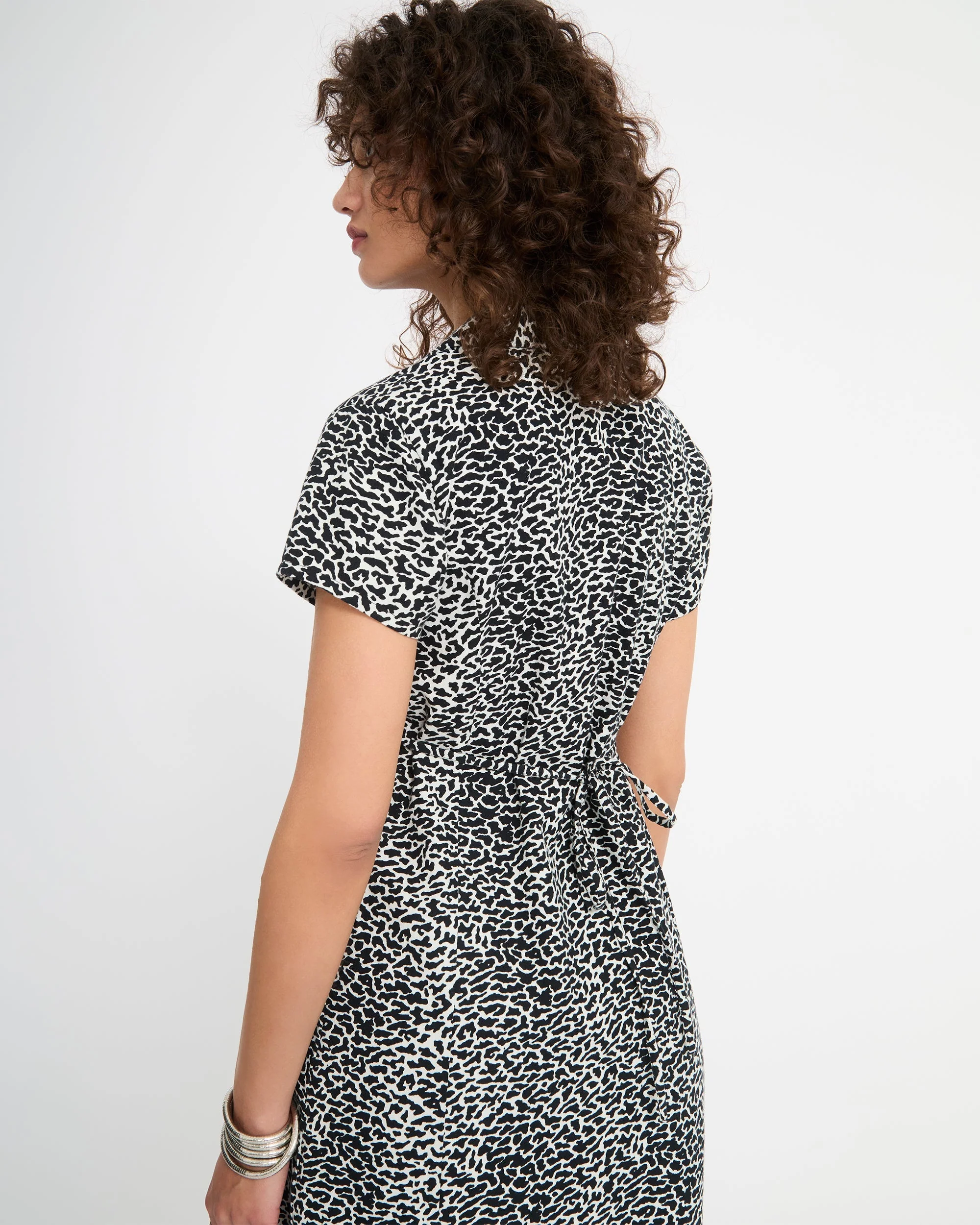 Rawly Dress - Black White - Image 6