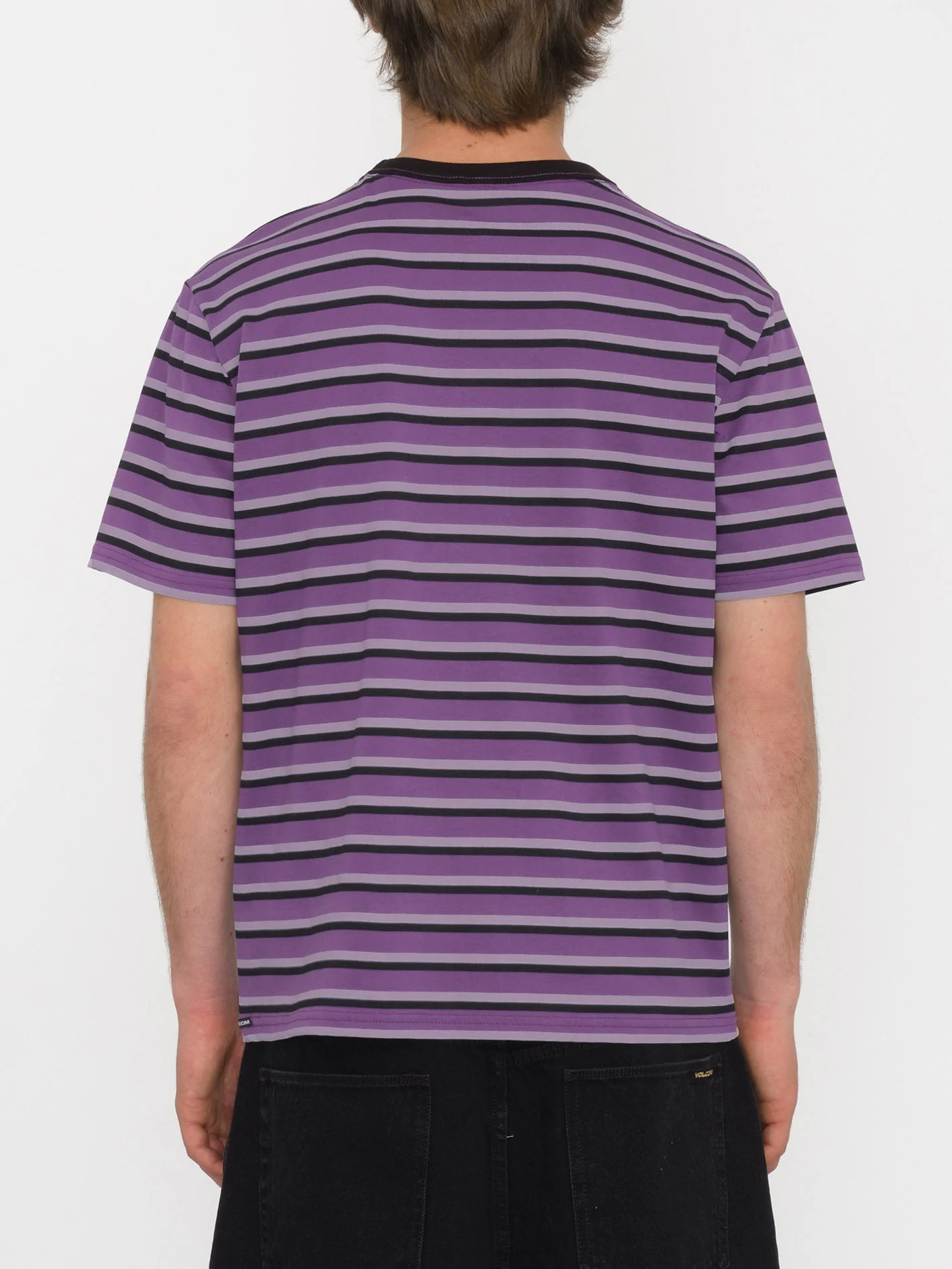 Rayeah Stripes T-shirt - DEEP PURPLE - Image 2