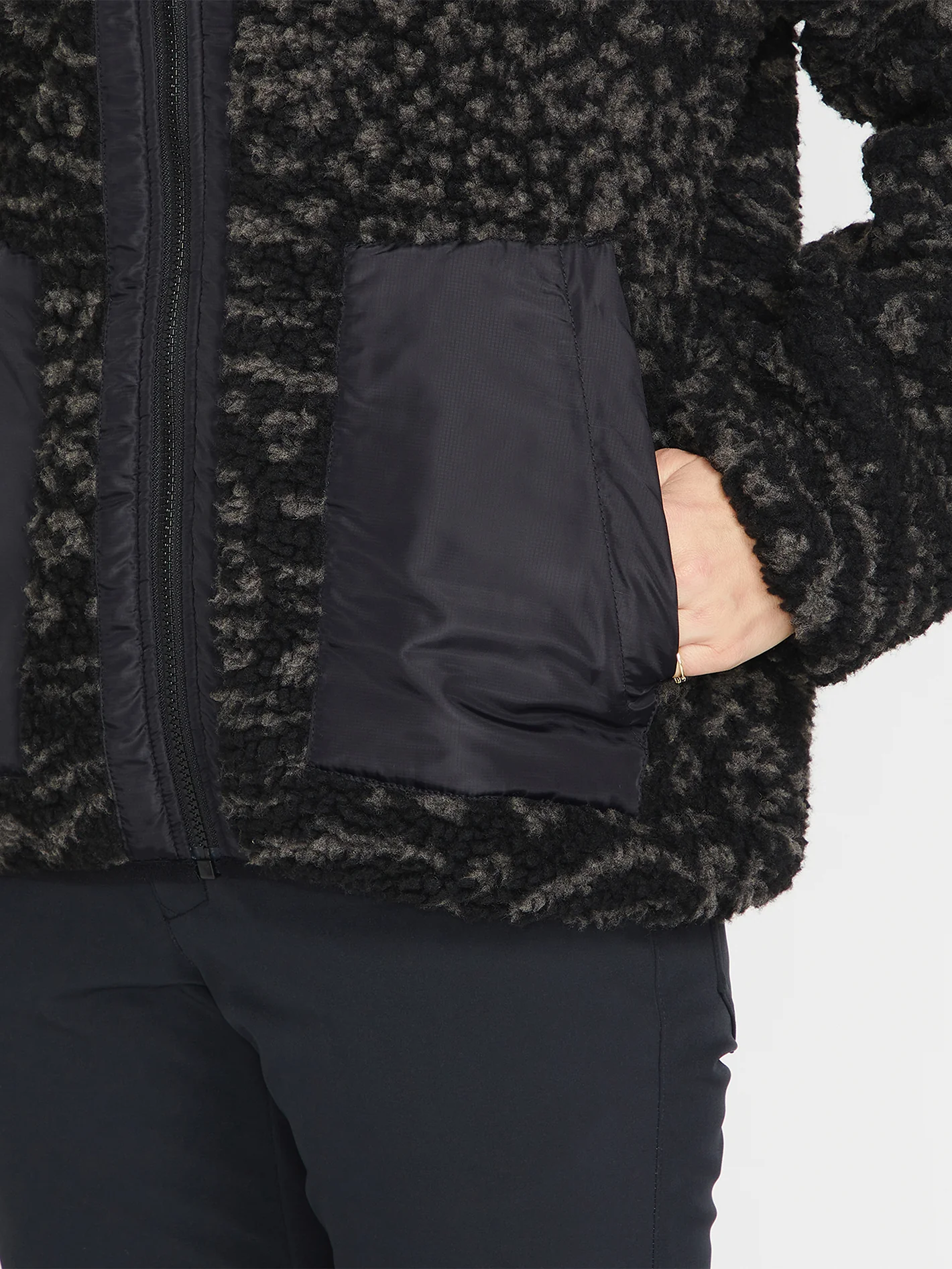 Reversible Polar Jacket - Black - Image 4