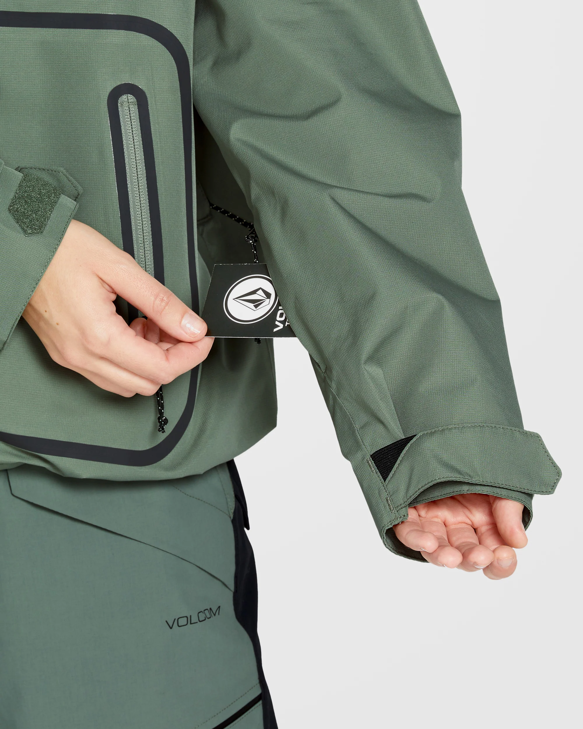 Revna 20K Shell Jacket - Lichen Green - Image 7