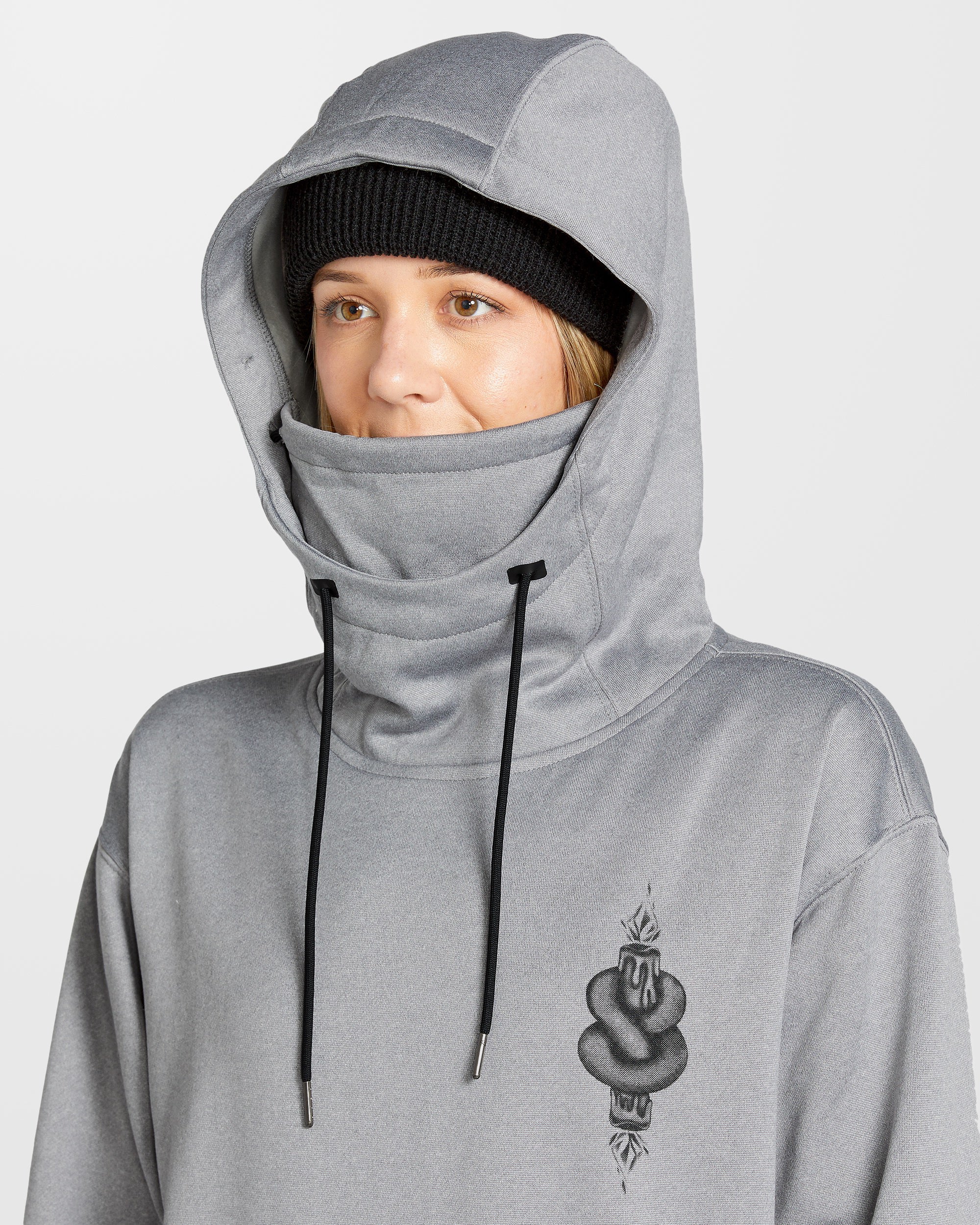 Riding Hydro Hoodie - Heather Grey - Image 5