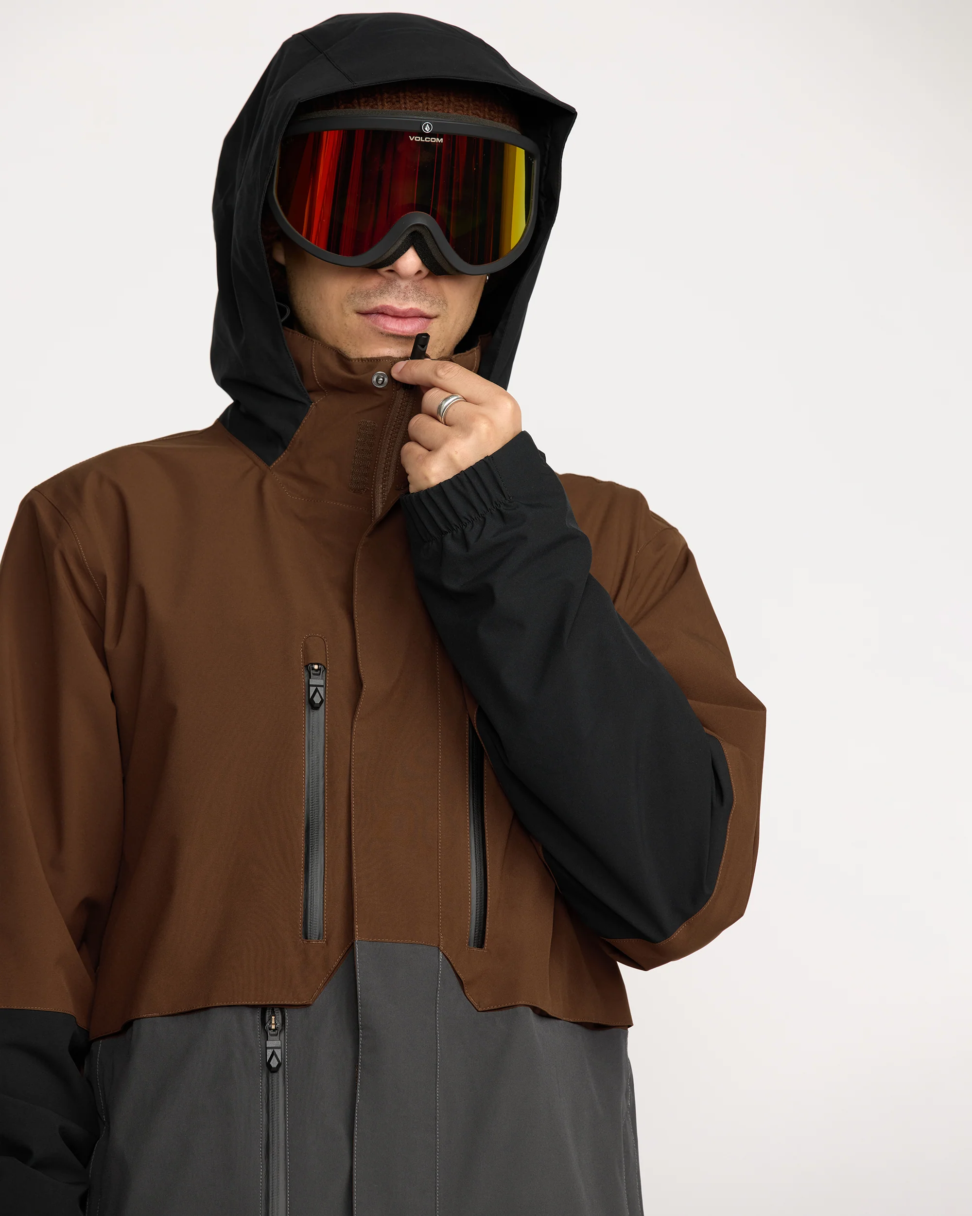 Rnge Stretch 30K Jacket - Brown - Image 5