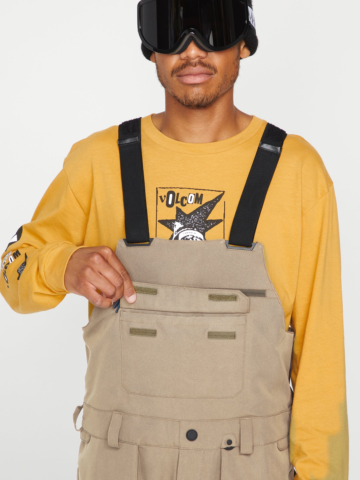 Roan Bib Overall - Dark Khaki - Image 7