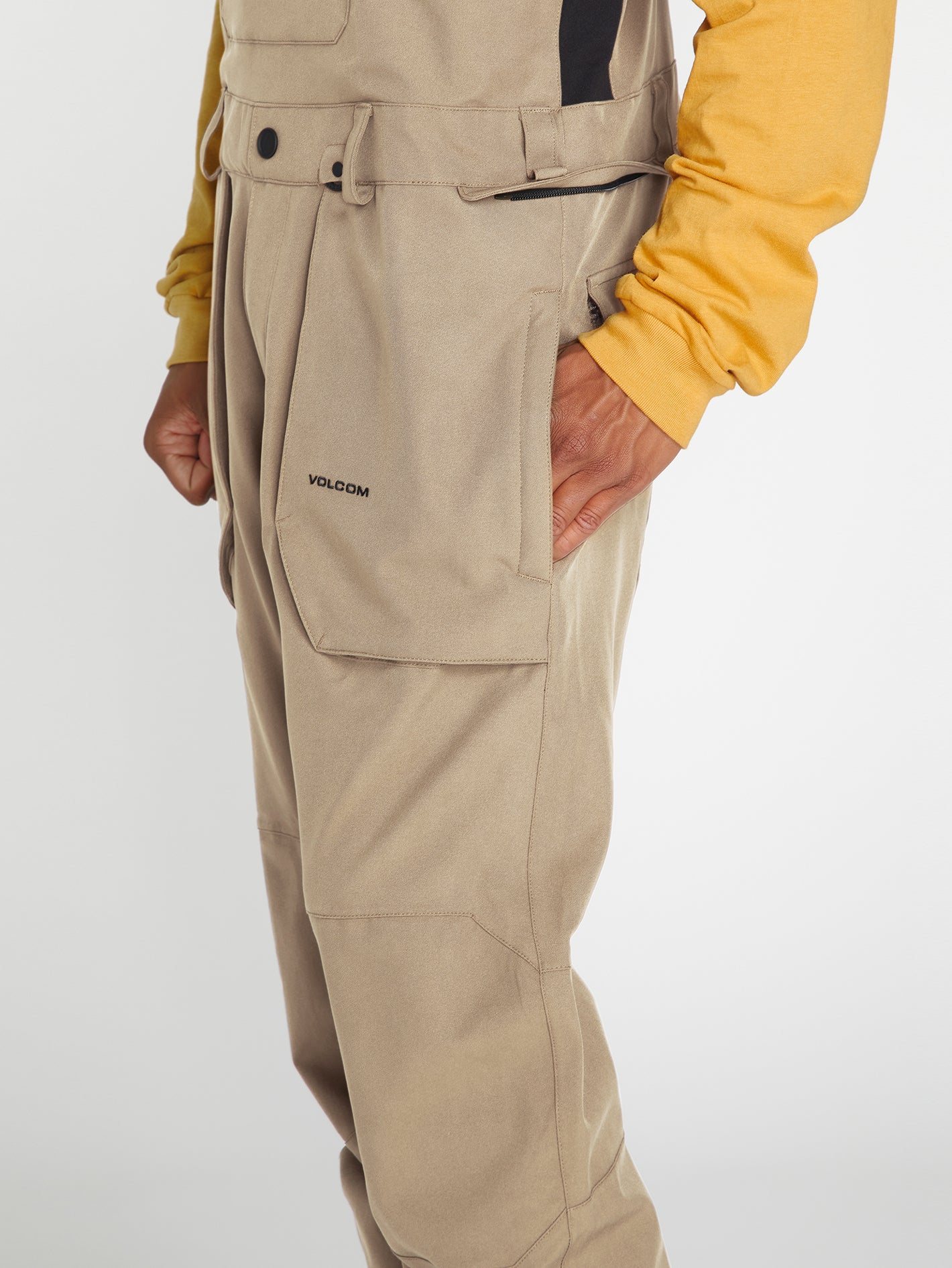 Roan Bib Overall - Dark Khaki - Image 9