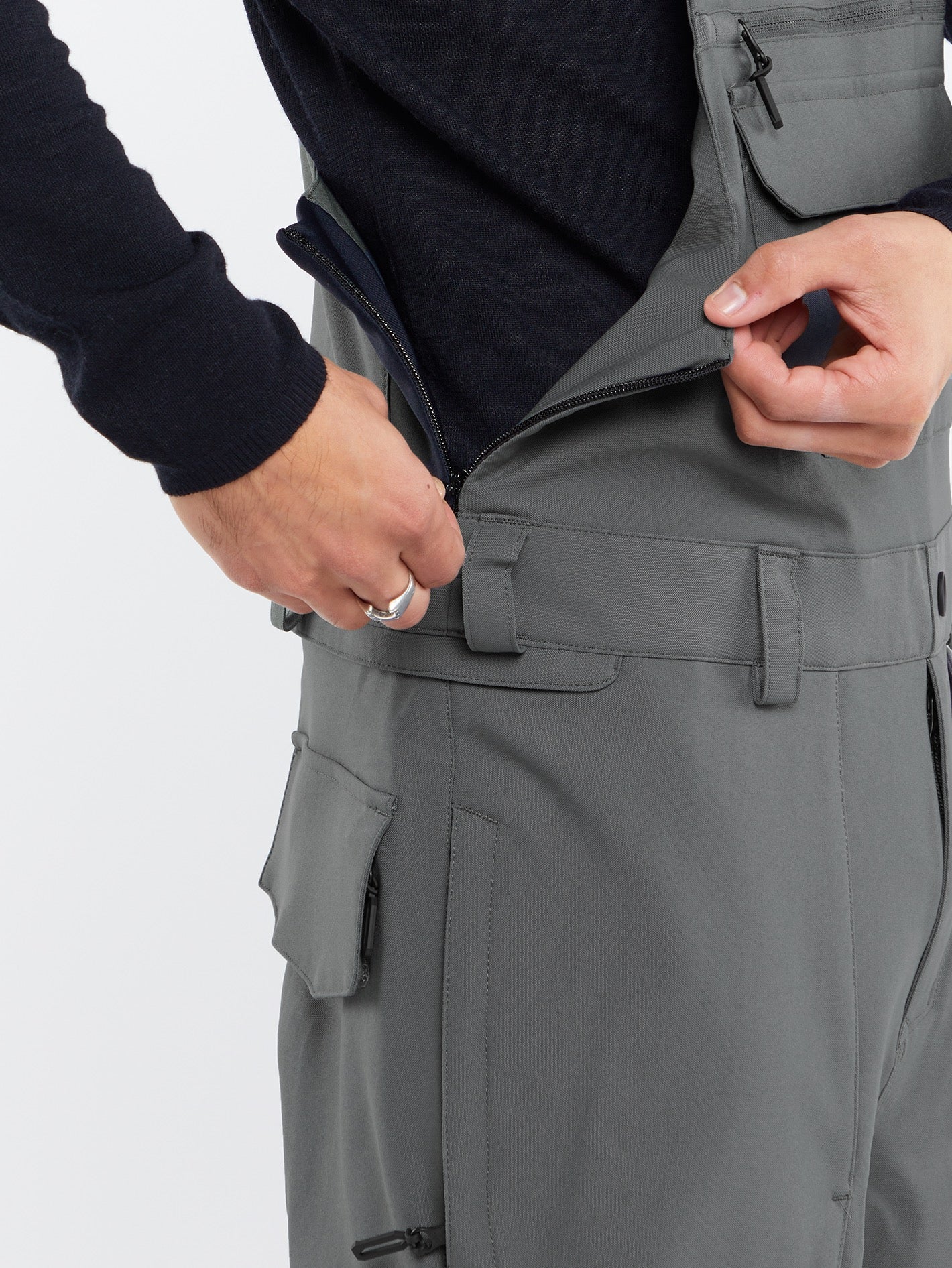 Roan Bib Overall - DARK GREY - Image 5