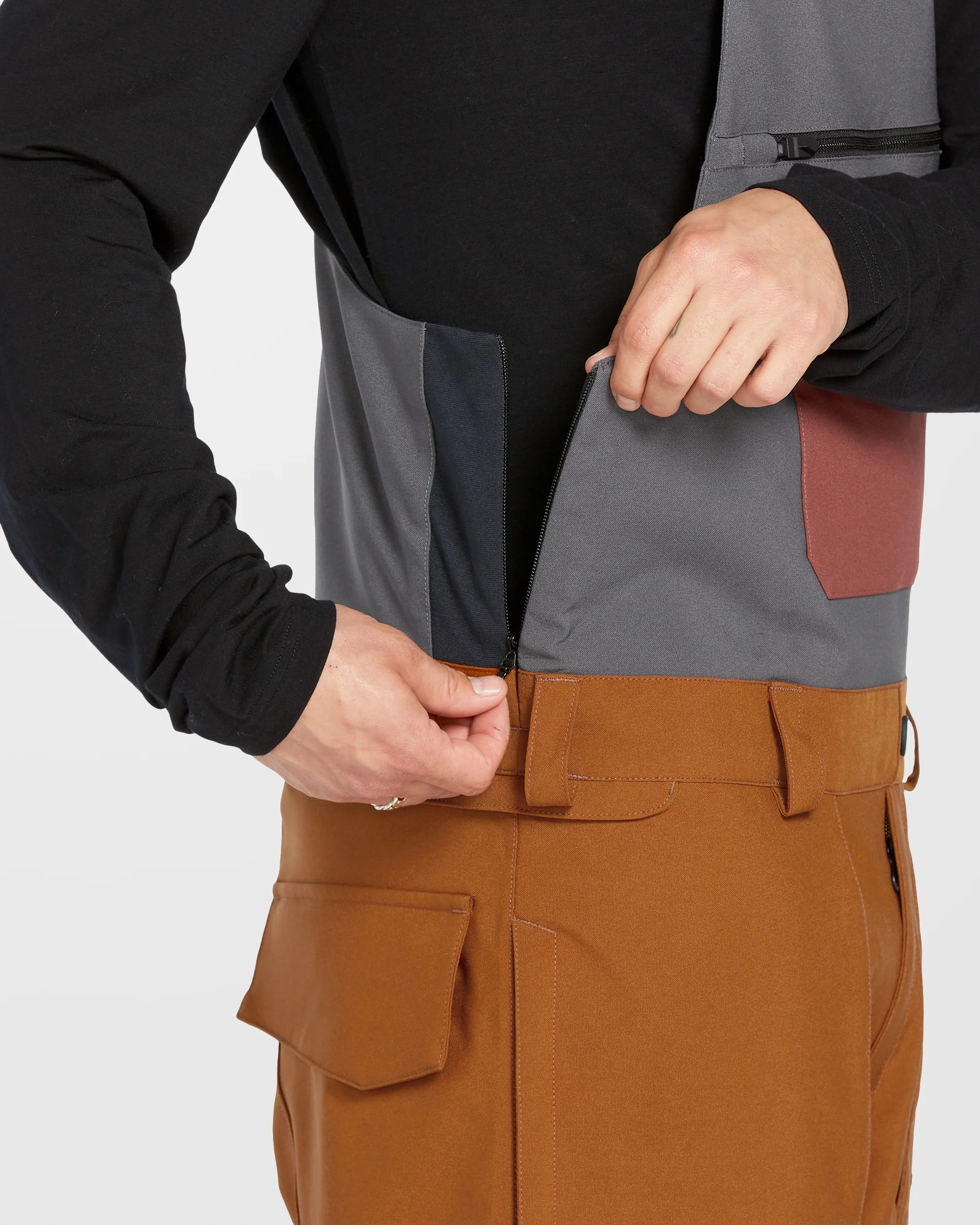 Roan Bib Overall - Caramel - Image 7