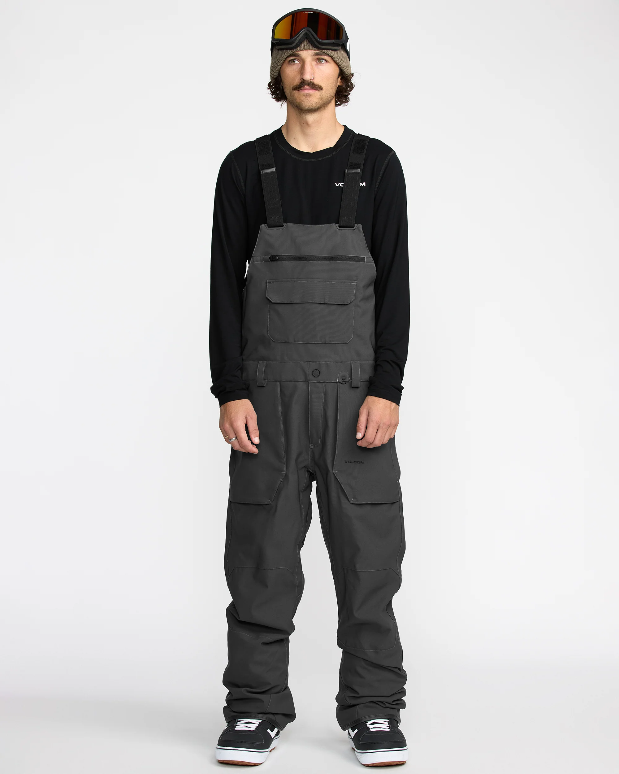 Roan Bib Overall - Dark Grey