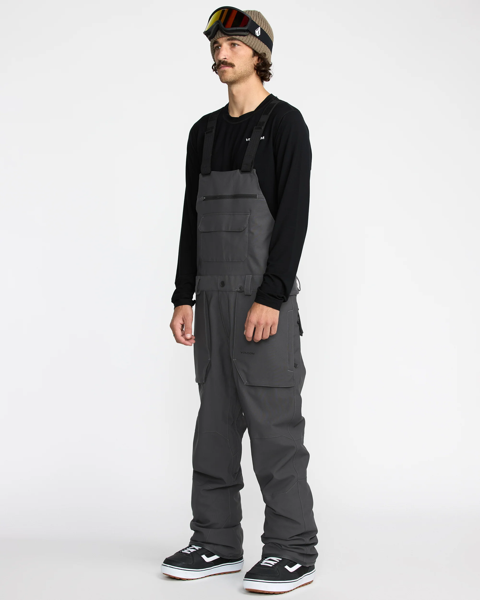 Roan Bib Overall - Dark Grey - Image 10
