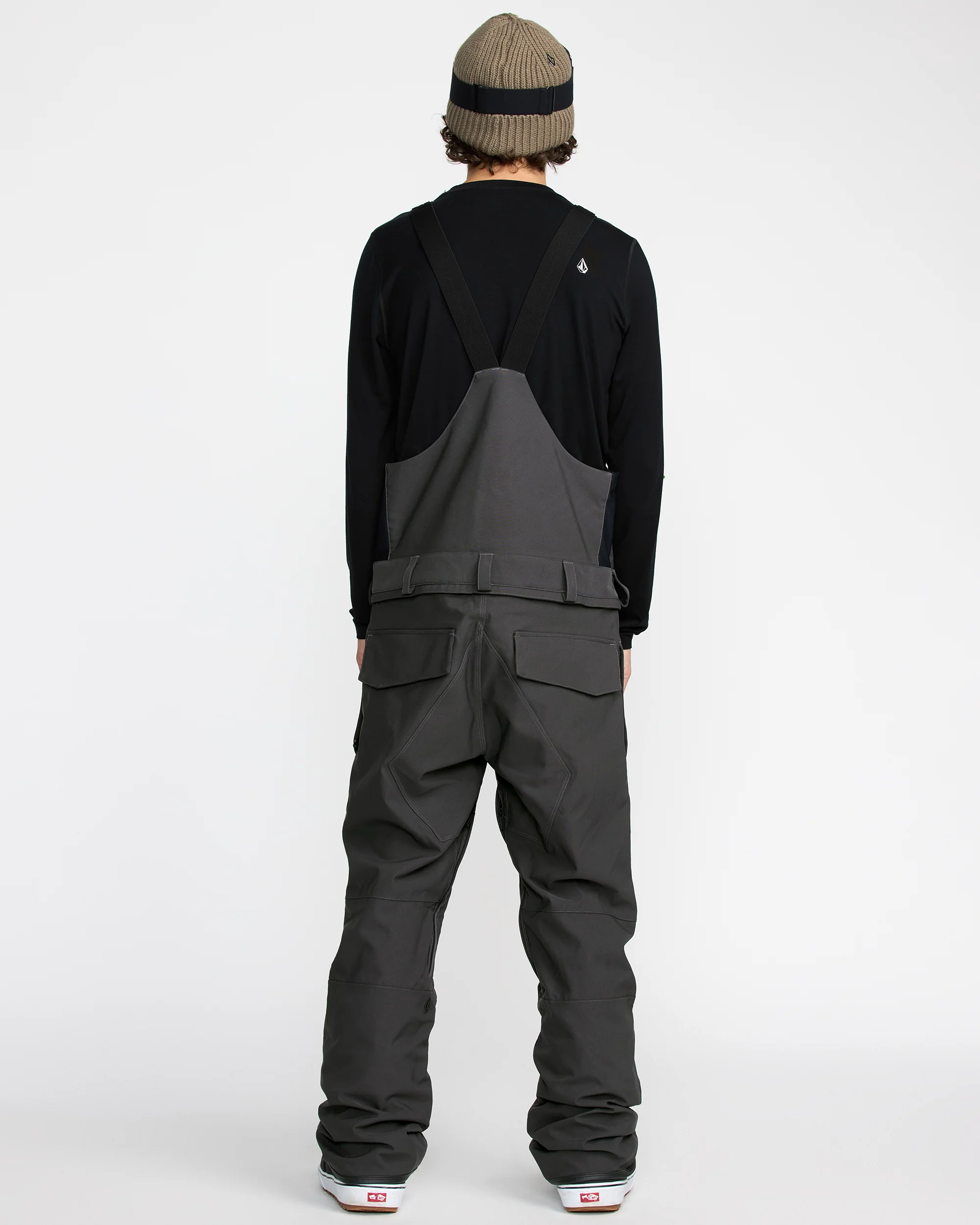 Roan Bib Overall - Dark Grey - Image 2