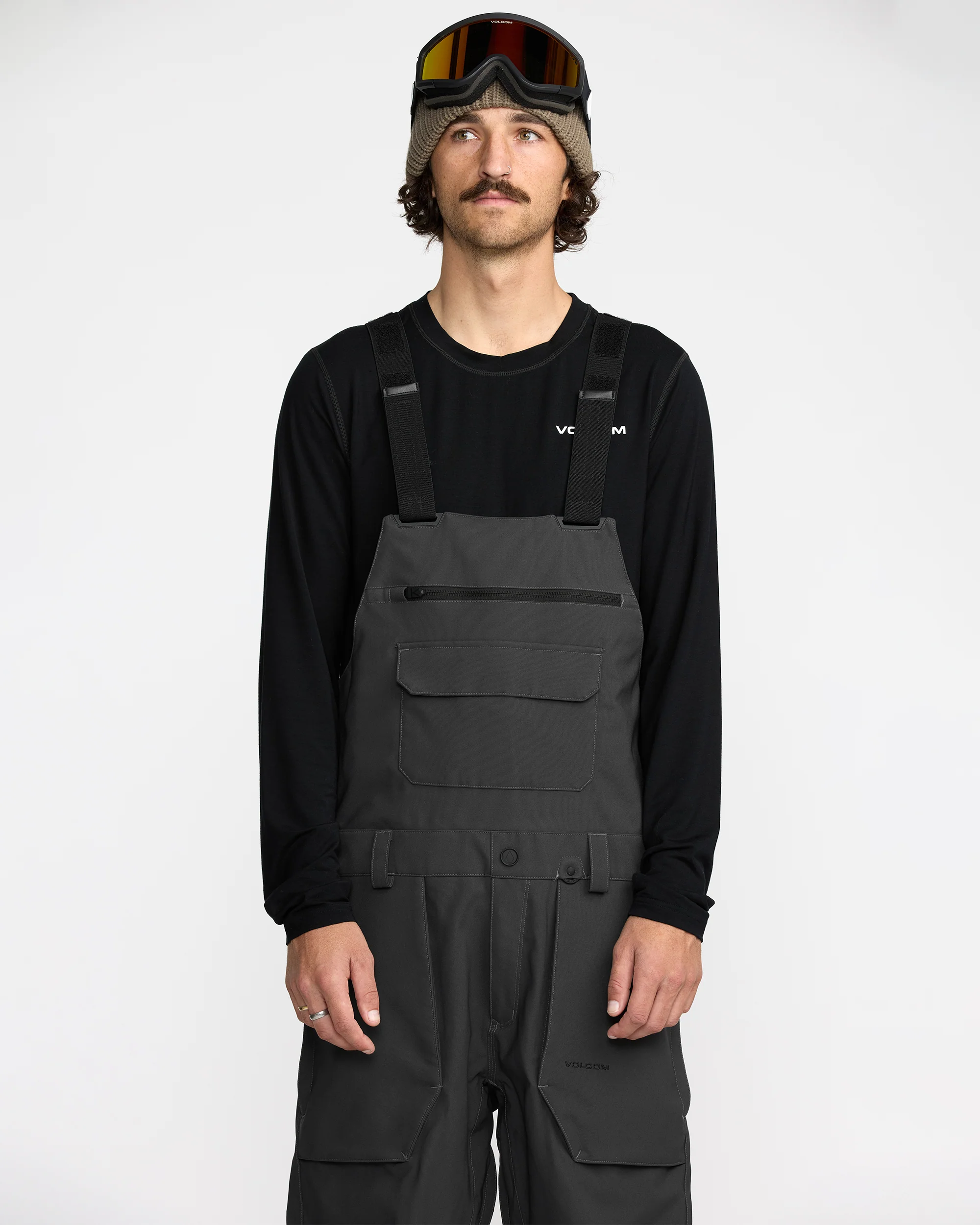 Roan Bib Overall - Dark Grey - Image 5
