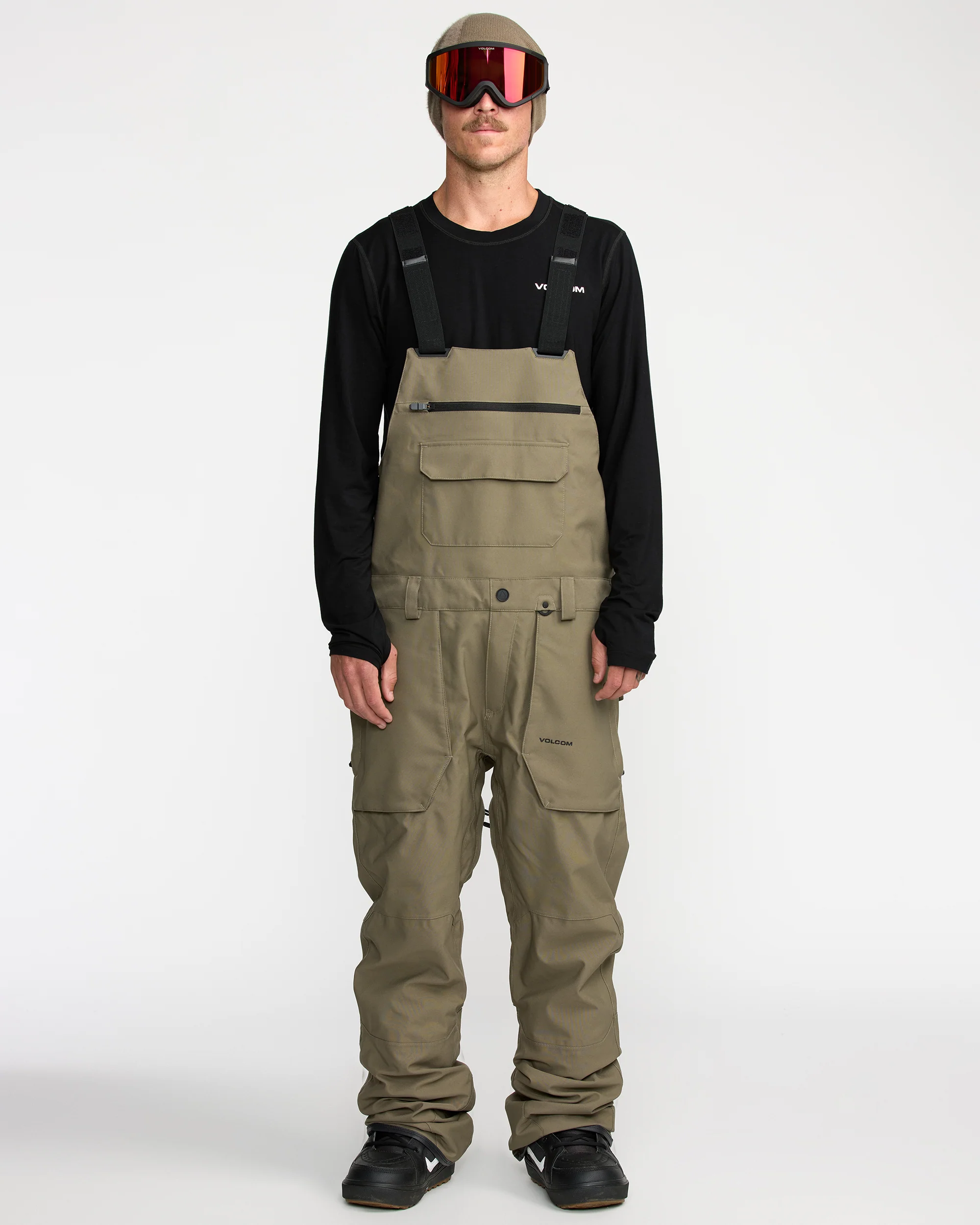 Roan Bib Overall - Military