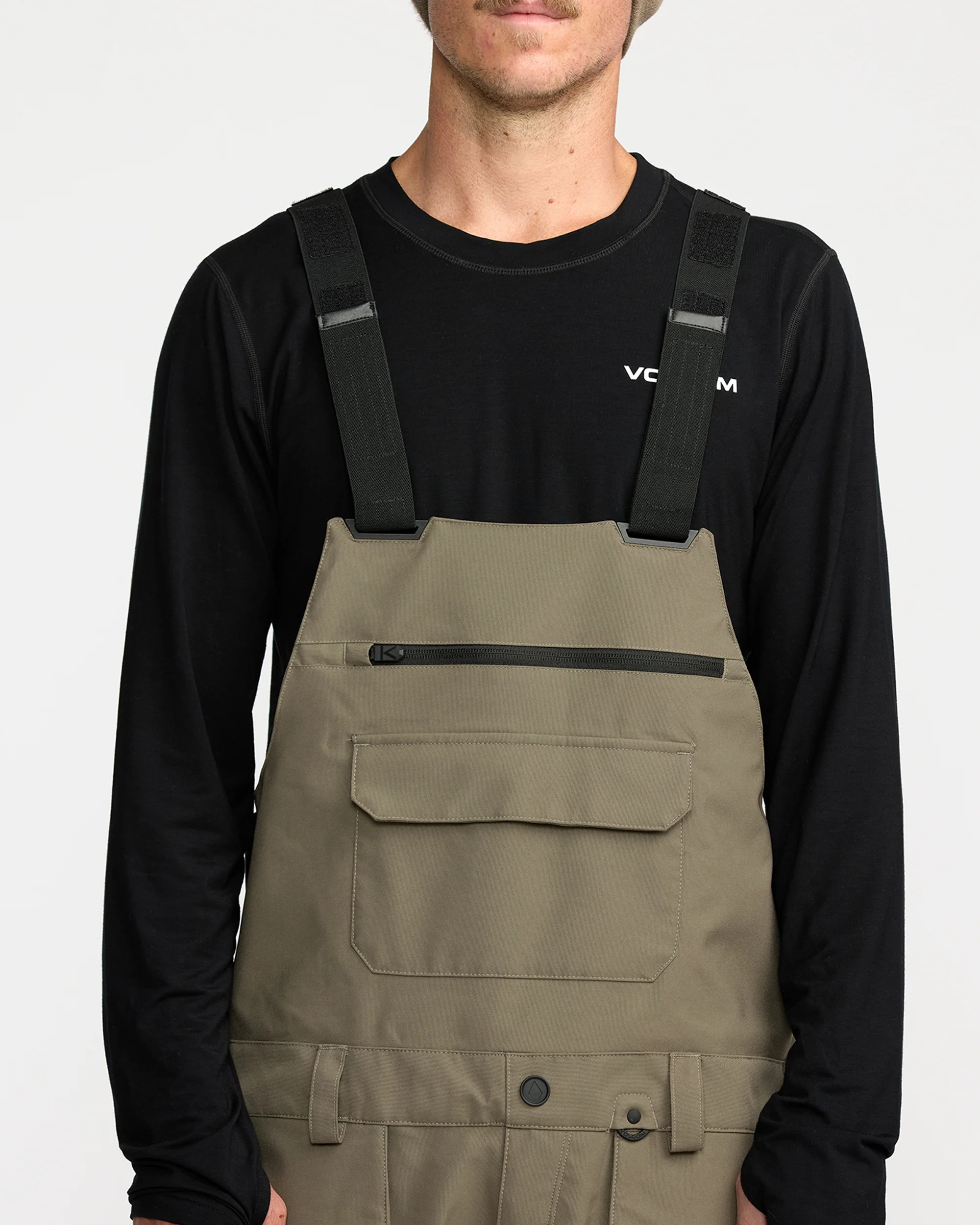 Roan Bib Overall - Military - Image 5