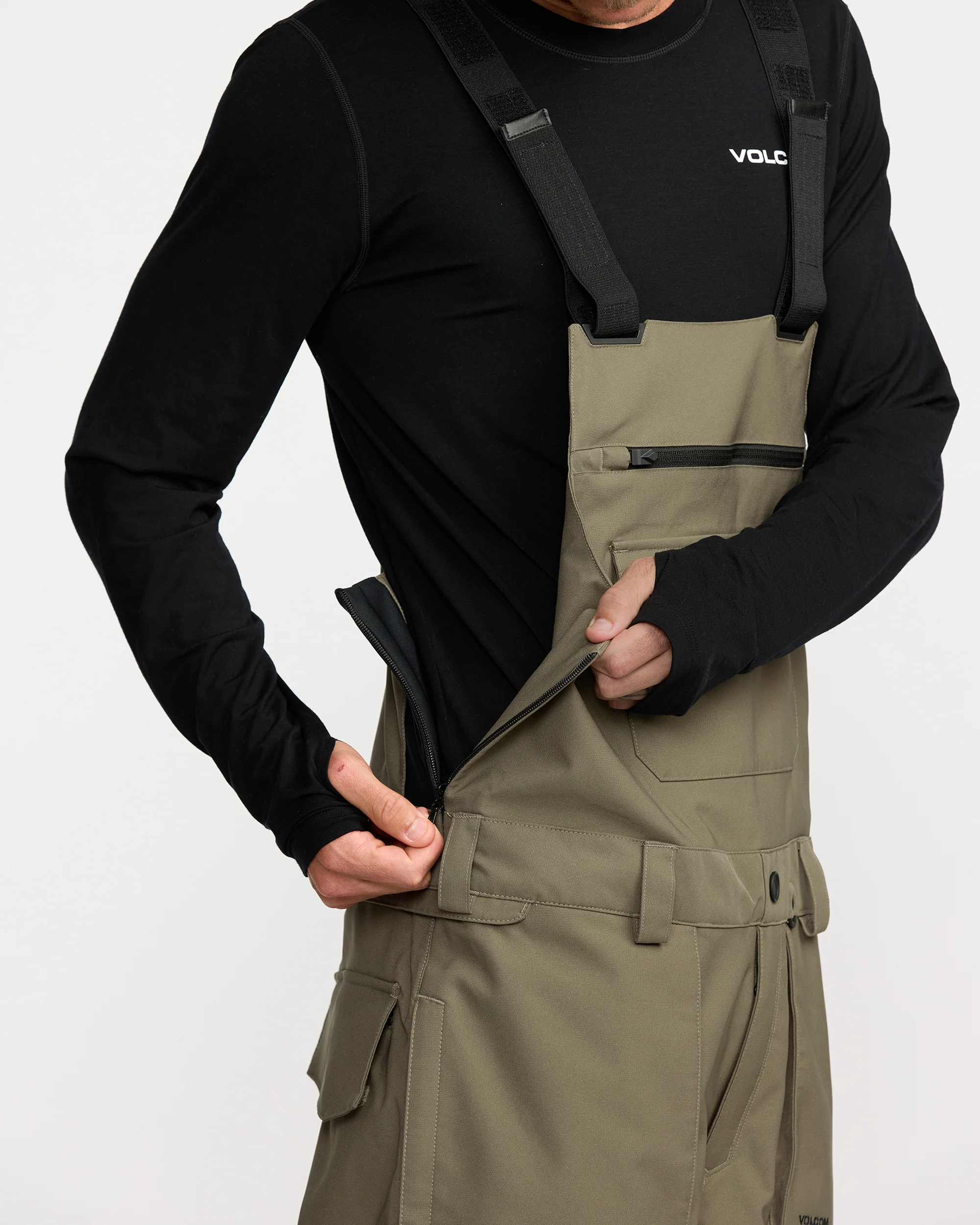 Roan Bib Overall - Military - Image 7