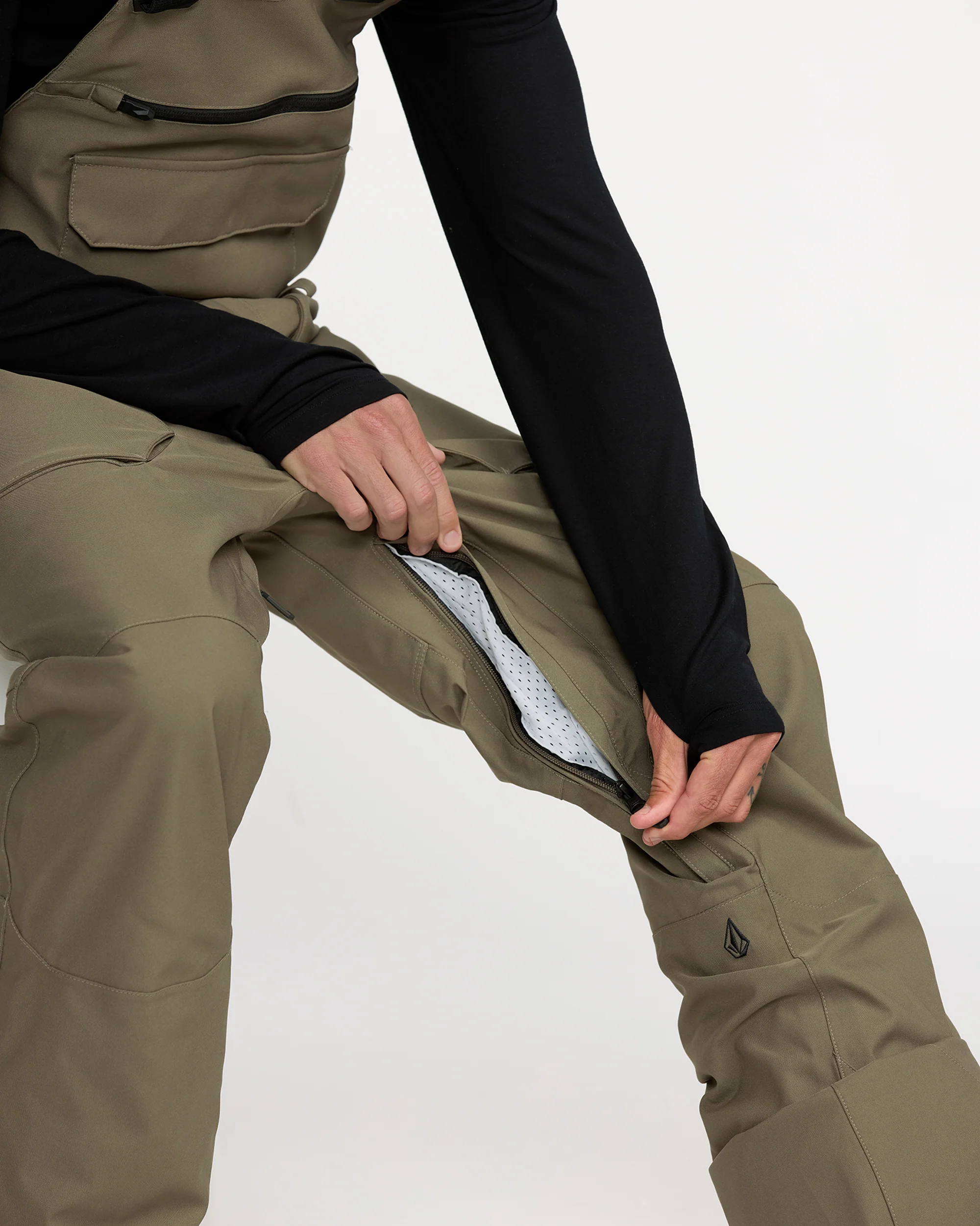 Roan Bib Overall - Military - Image 9