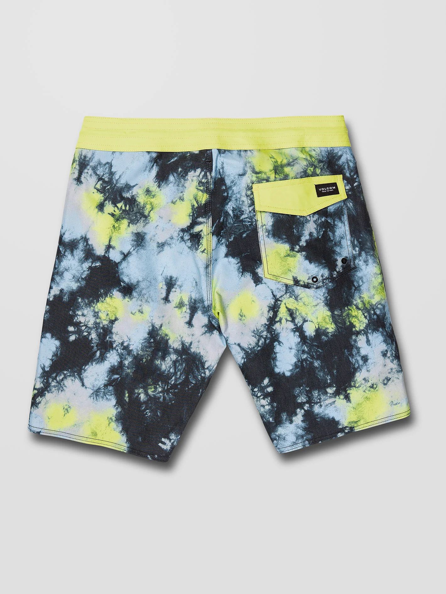 Saturate Stoney 19" Boardshort - LIME TIE DYE - Image 10