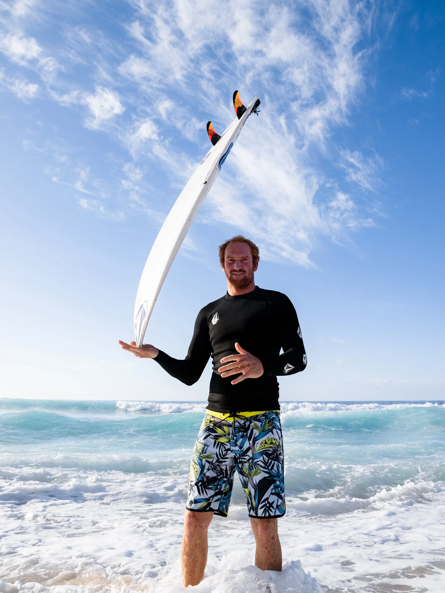 Scallop Mod-tech 19" Boardshort - LIMEADE - Image 3