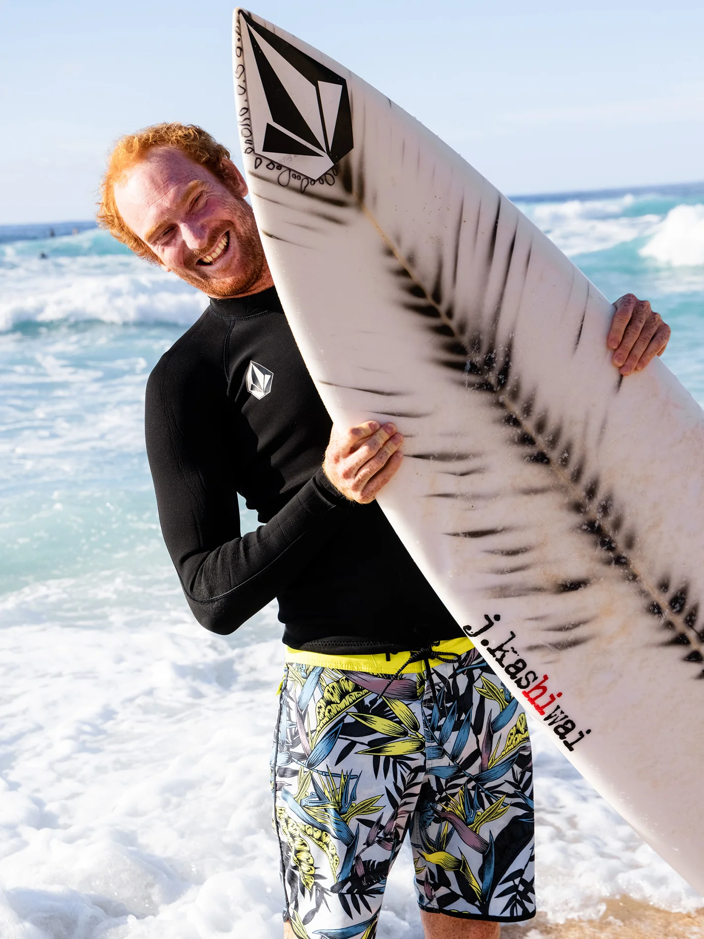 Scallop Mod-tech 19" Boardshort - LIMEADE - Image 5