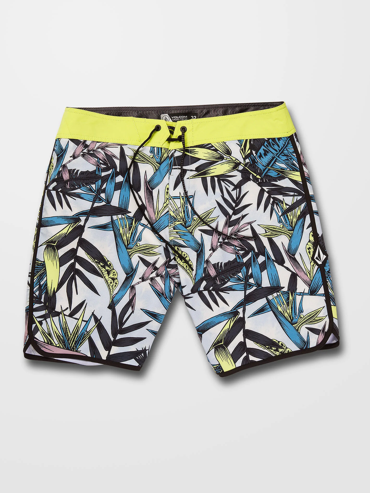 Scallop Mod-tech 19" Boardshort - LIMEADE - Image 8