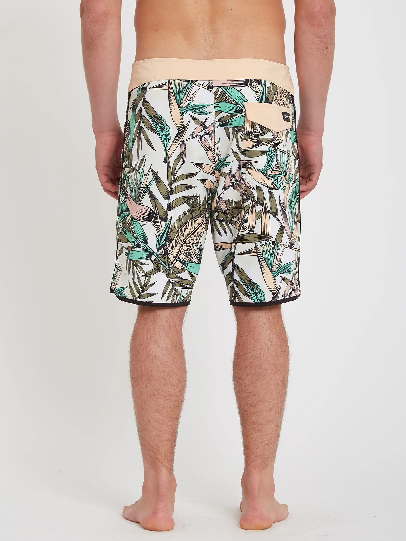 Scallop Mod-tech 19" Boardshort - MARTINI OLIVE - Image 2