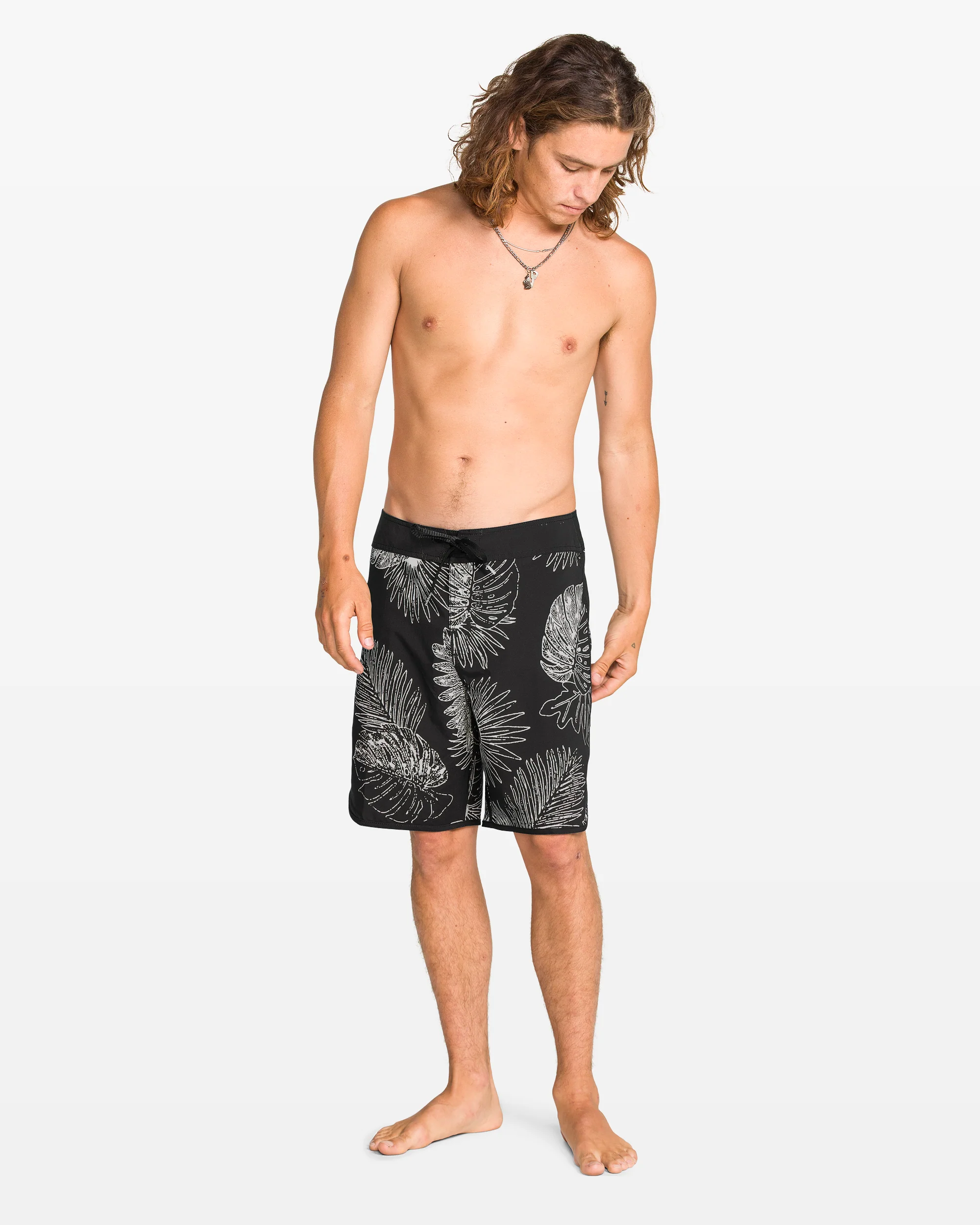Scallop Mod 19" Boardshort - Black - Image 3