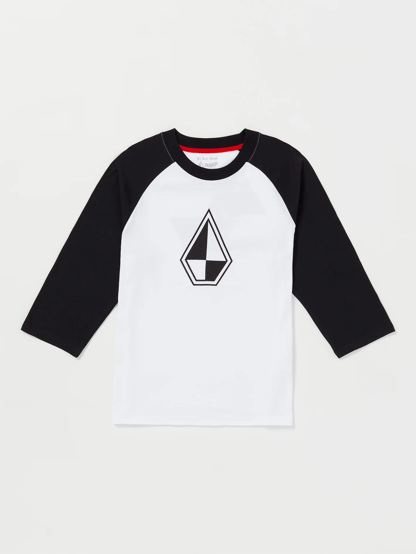 Schroff X Volcom 3/4 Raglan T-Shirt - White - Image 3