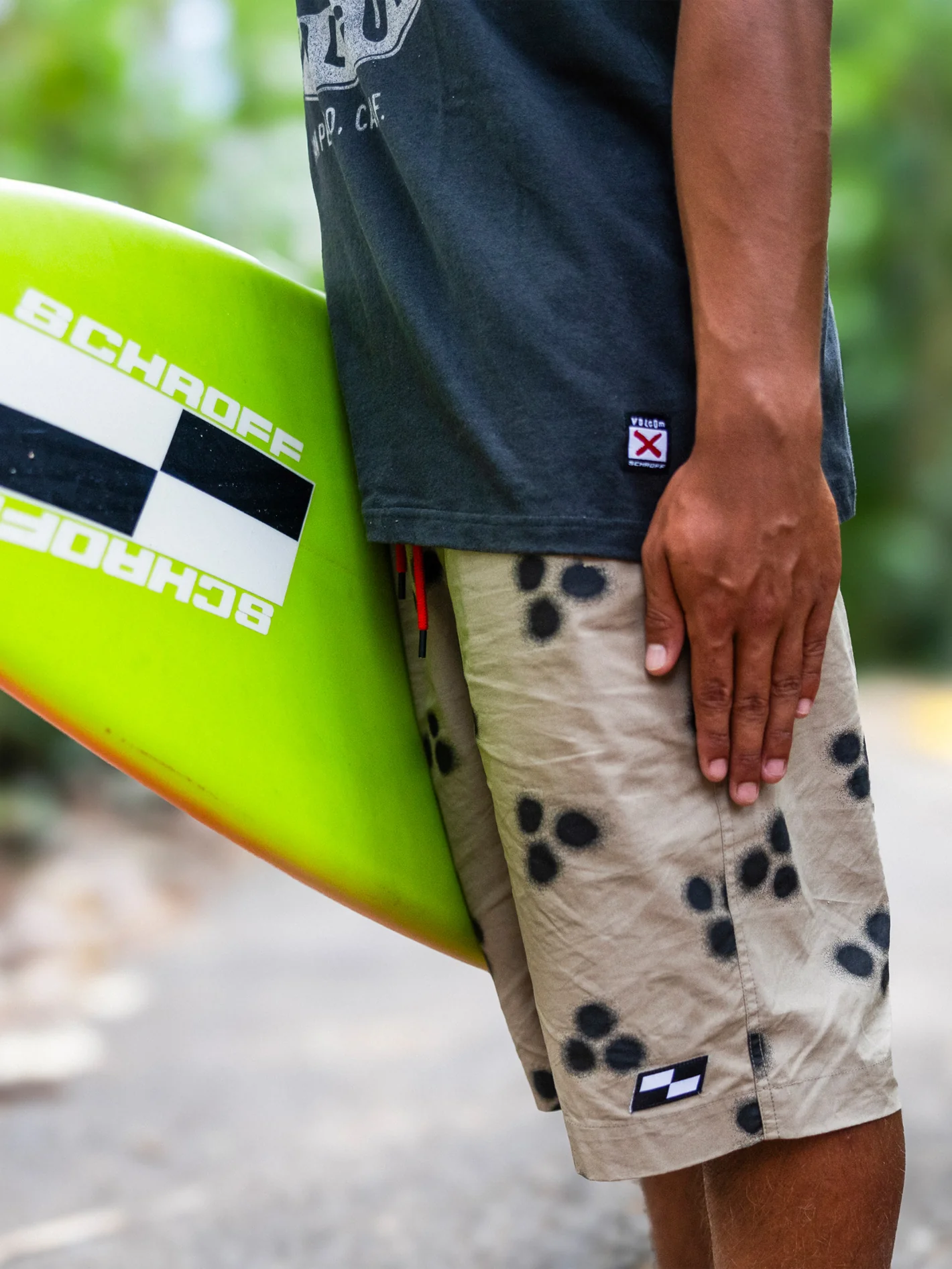 Schroff X Volcom 22" Short - Khaki - Image 3