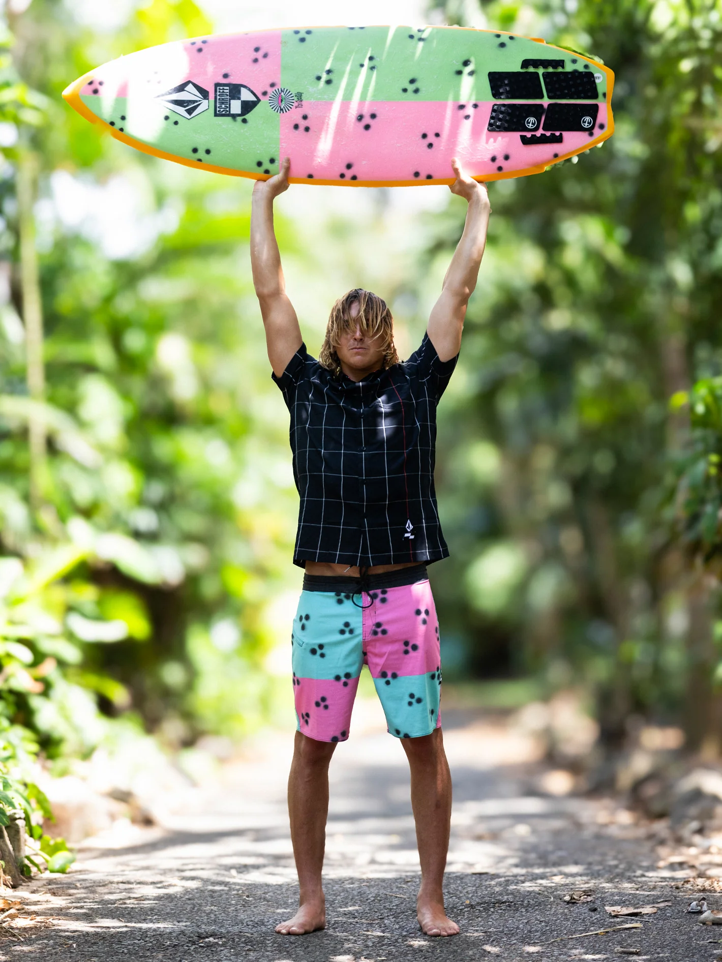 Schroff X Volcom Stoney 19" Boardshort - Dusty Aqua - Image 7