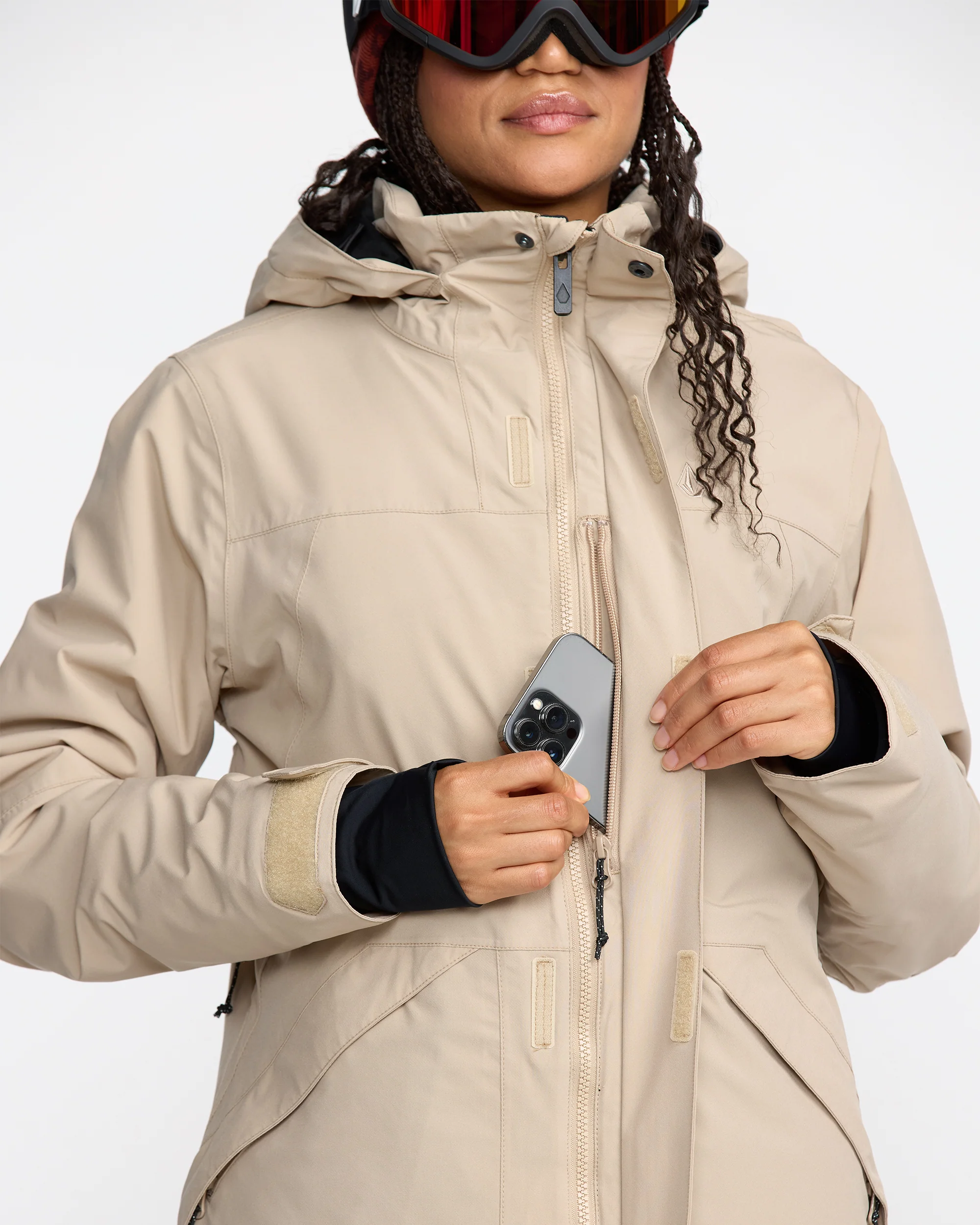 Shelter 20K 3D Stretch Jacket - Oatmeal - Image 8