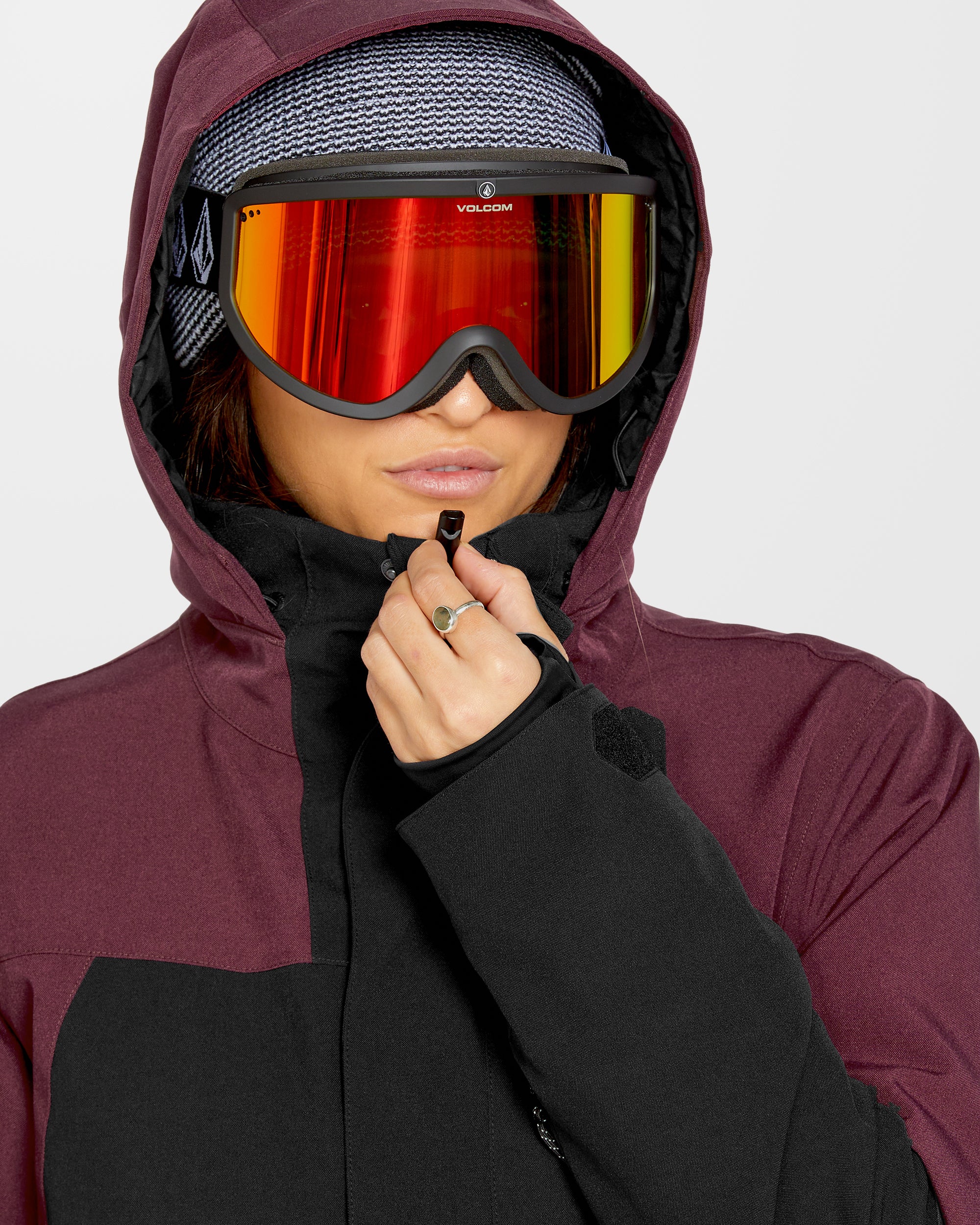 Shelter 3D Stretch Jacket - Burgundy - Image 5