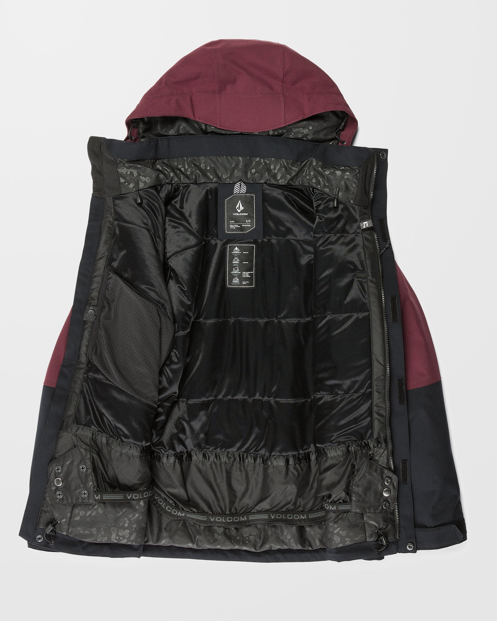 Shelter 3D Stretch Jacket - Burgundy - Image 9