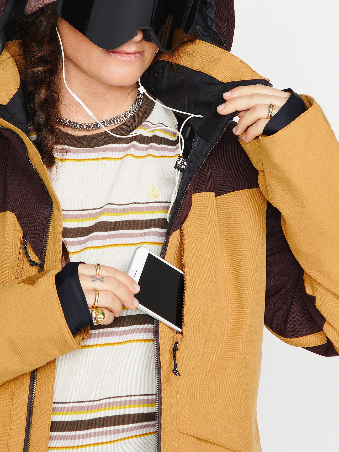 Shelter 3D Stretch Jacket - Caramel - Image 8