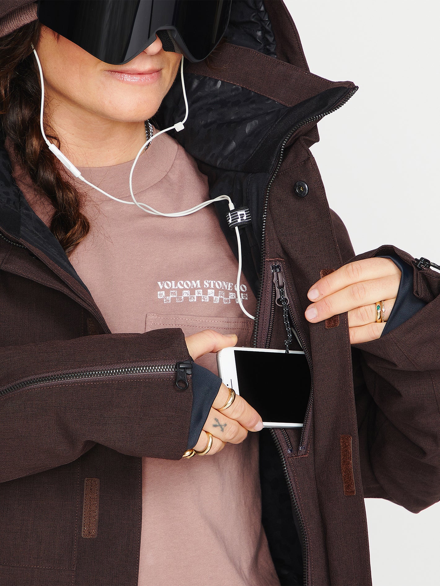 Sherwin Insulated Jacket - Black Plum - Image 6