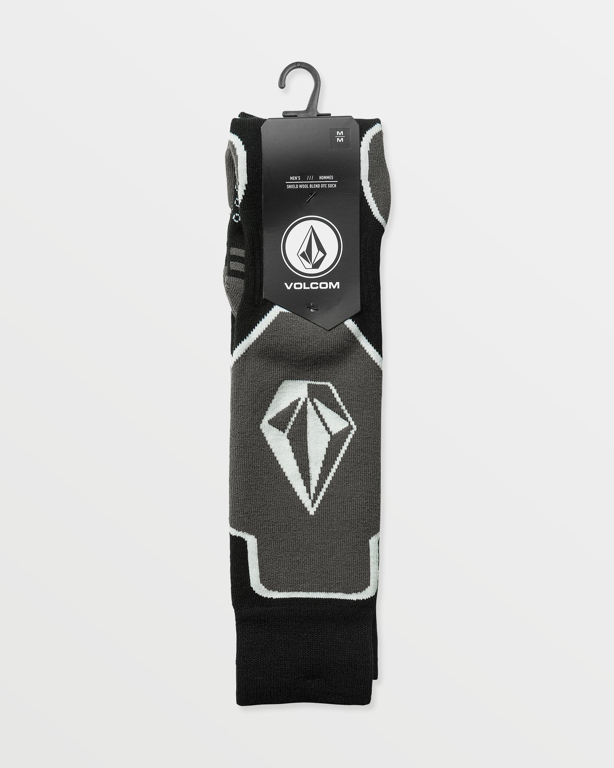 Shield Wool Blend Otc Socks - Black - Image 2