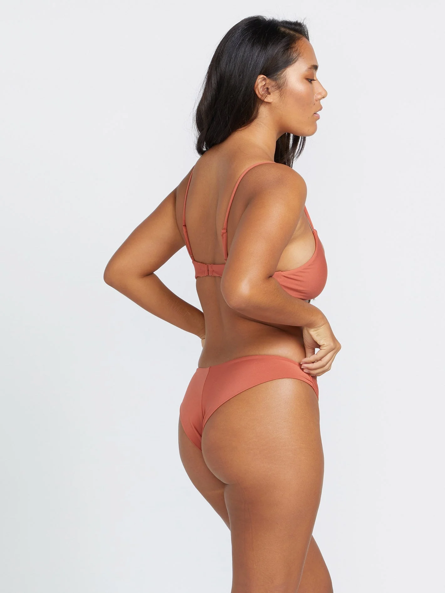 Simply Seamless Cheekini Bikini Bottom - ROSEWOOD - Image 3