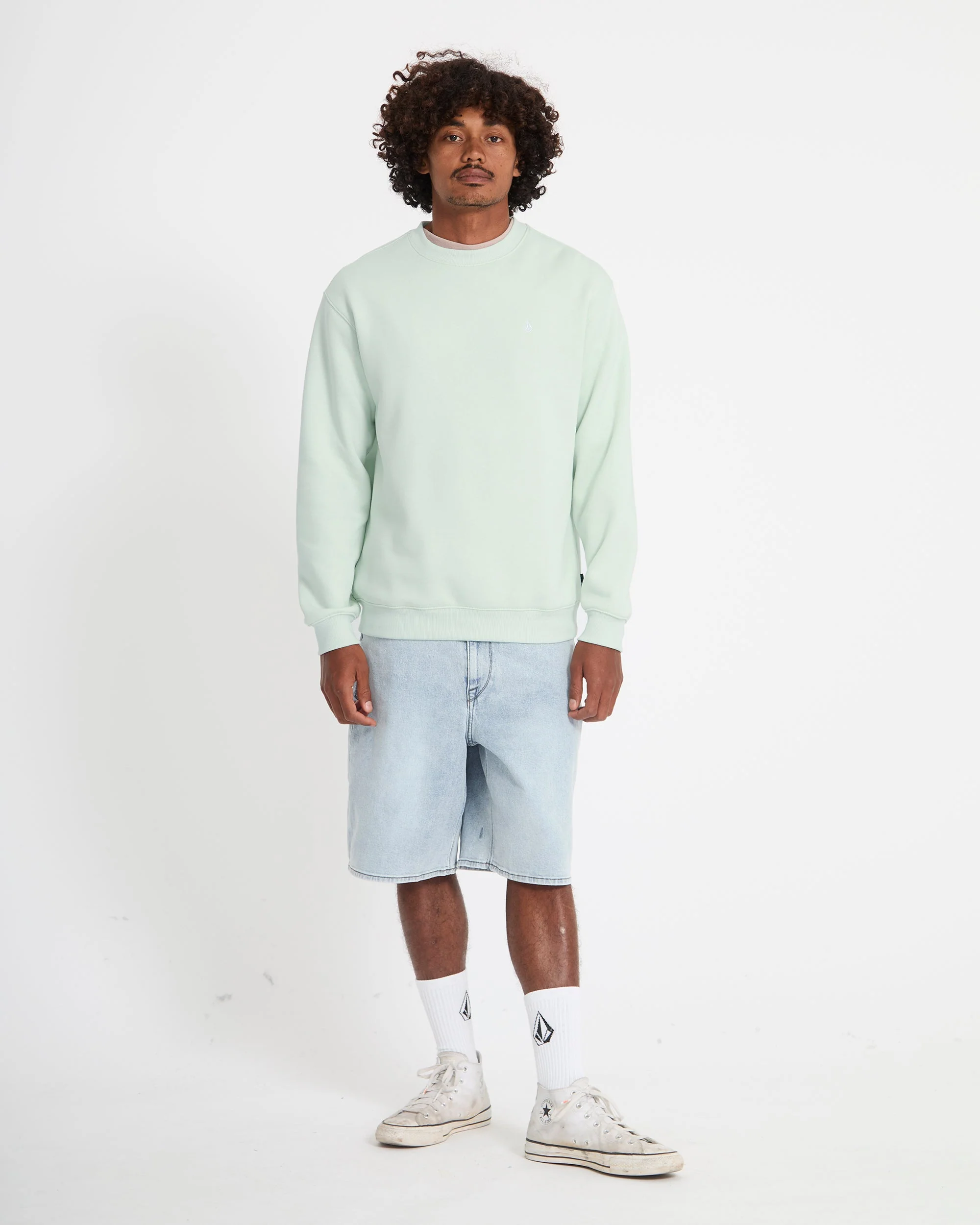 Single Stone Sweatshirt - Pale Aqua - Image 6