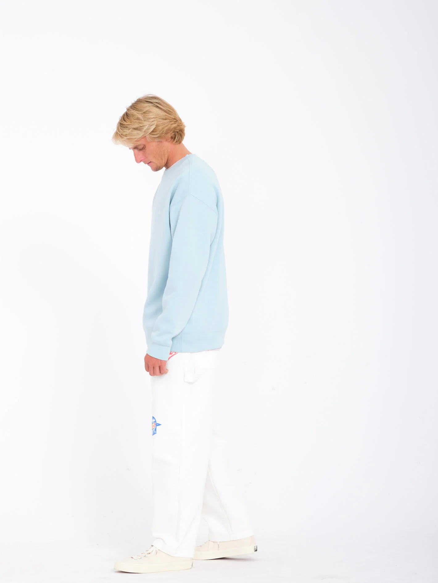 Single Stone Sweatshirt - MISTY BLUE - Image 6