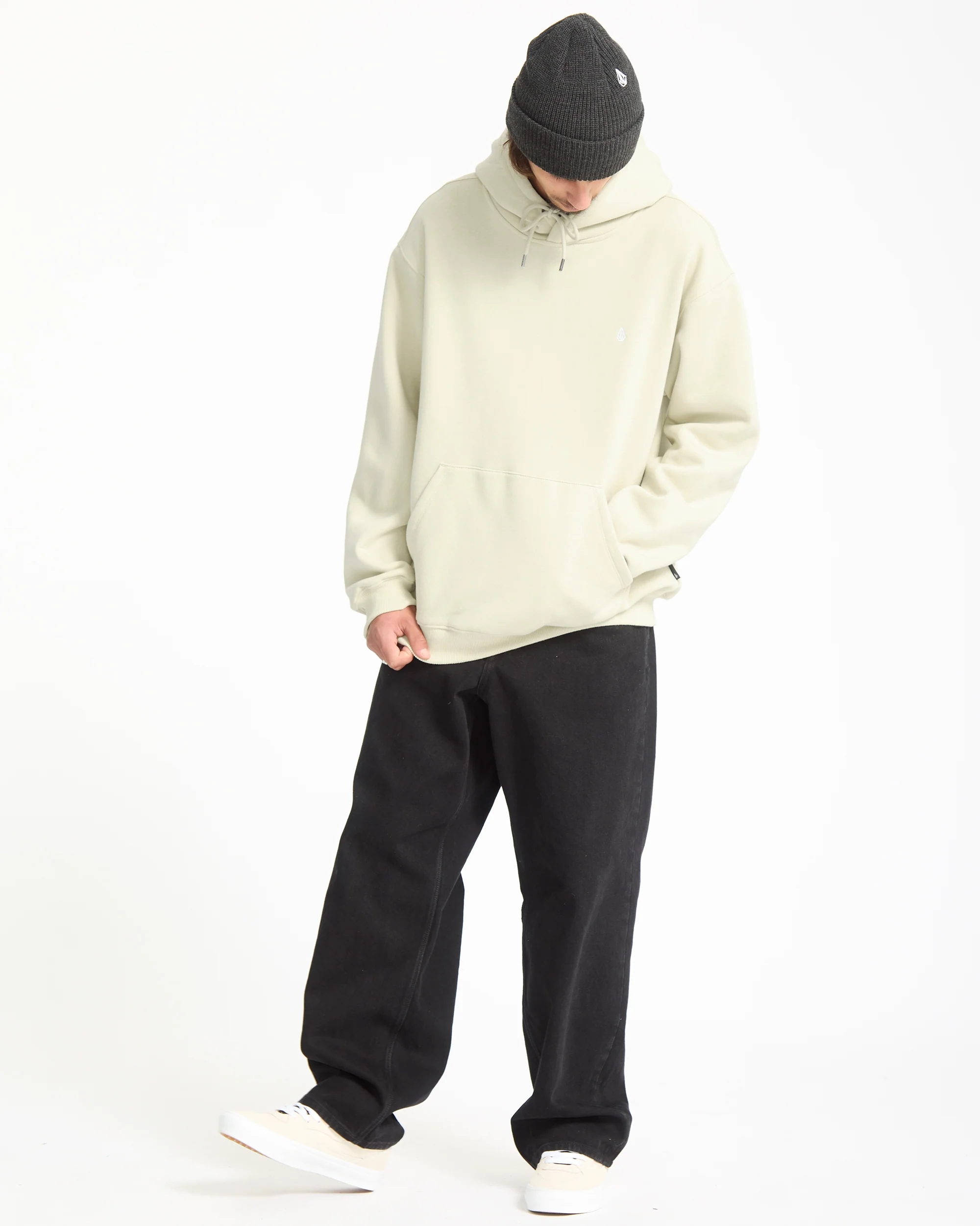 Single Stone Hoodie - Light Beige - Image 7