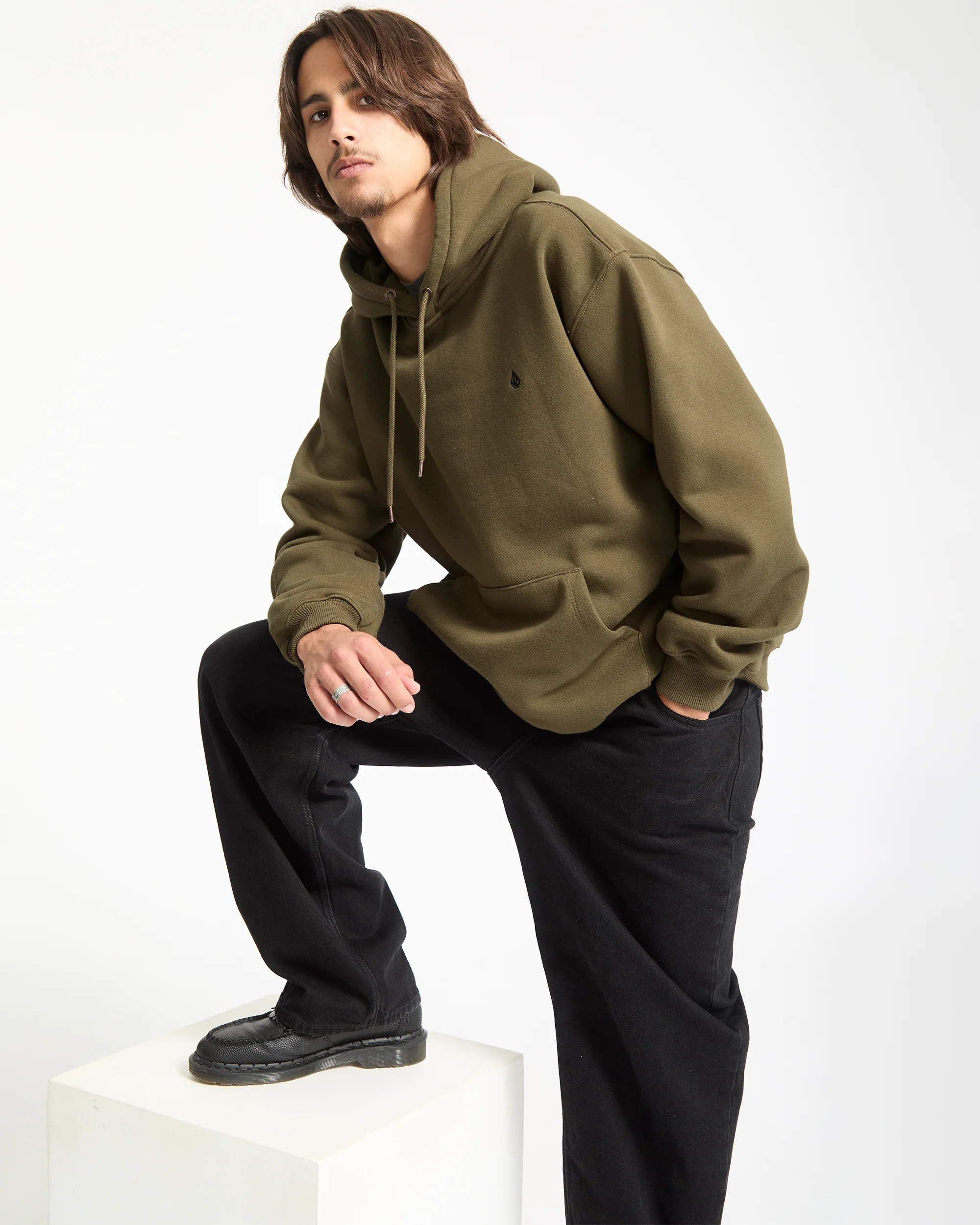 Single Stone Hoodie - Sage Leaf - Image 6
