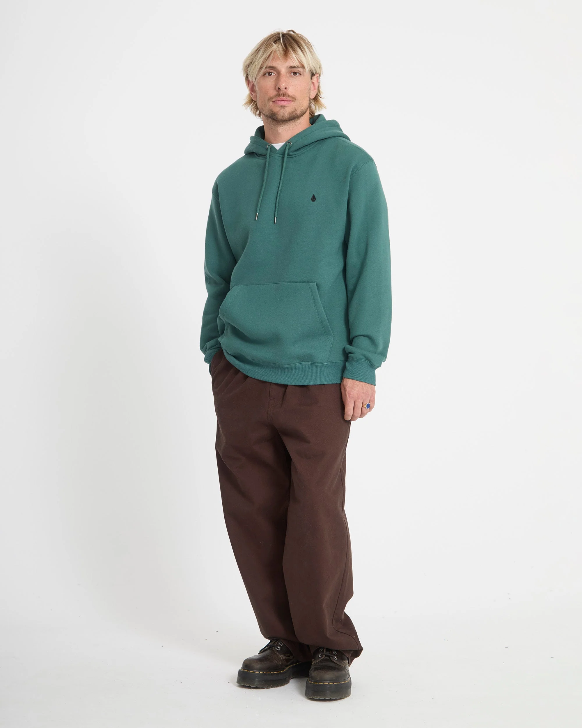 Single Stone Hoodie - Rifle Green - Image 6