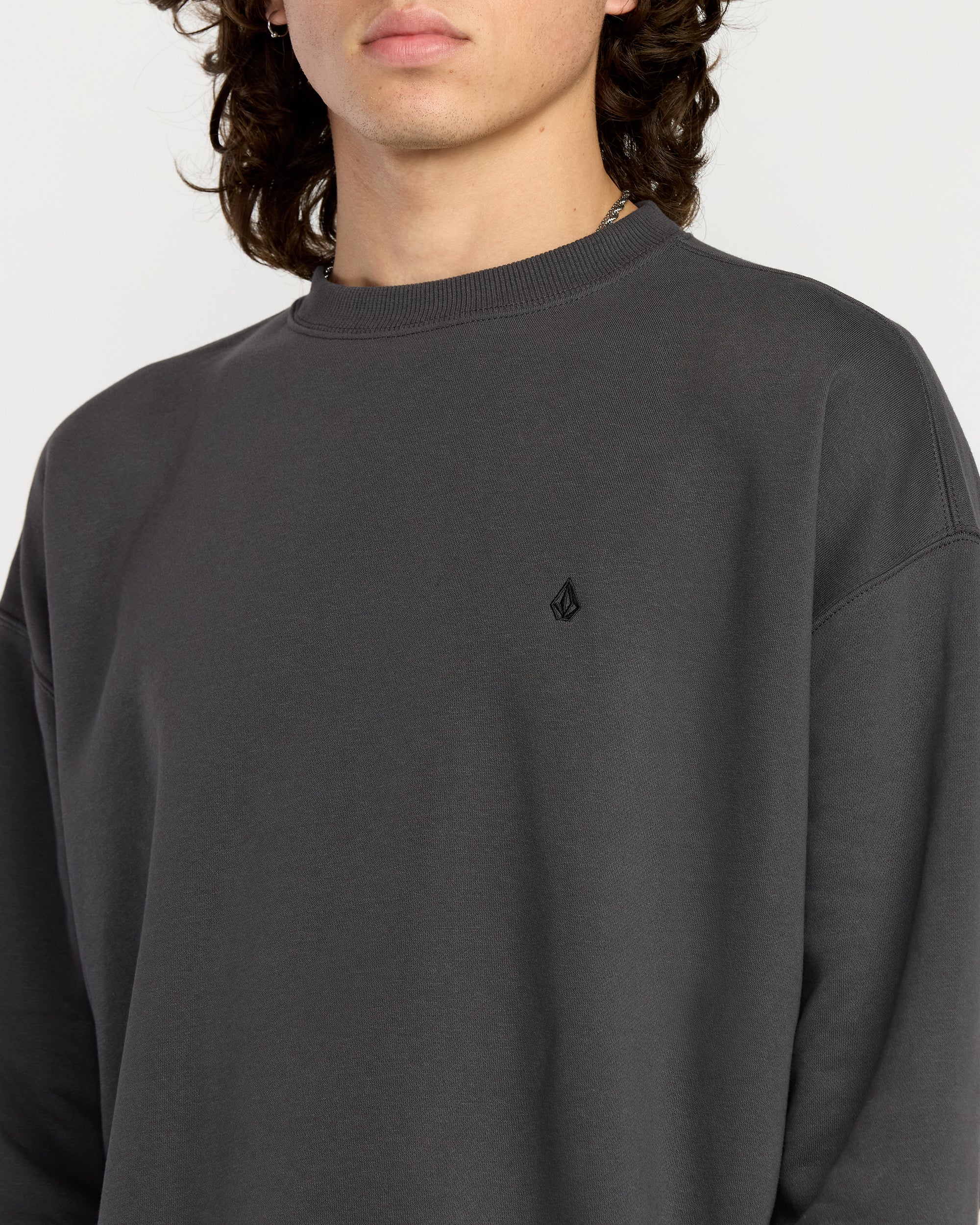 Single Stone Sweatshirt - Asphalt Black - Image 3