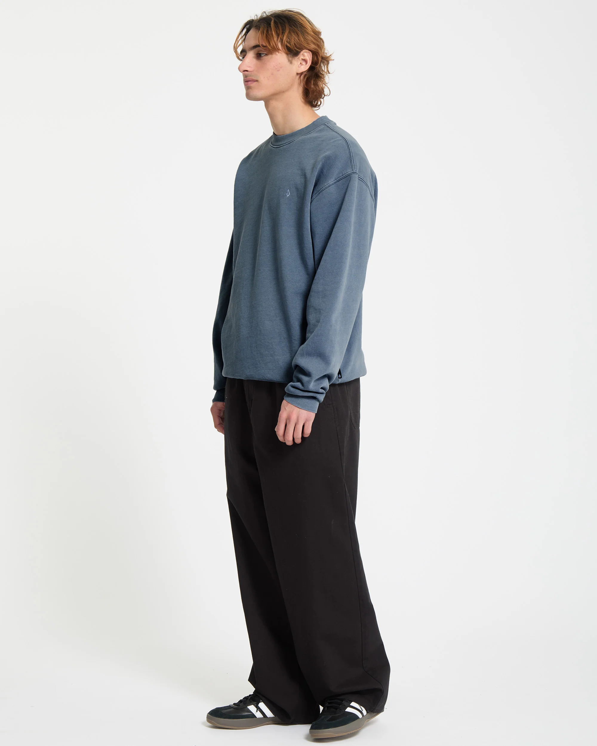 Single Stone Sweatshirt - Blue Wash - Image 4