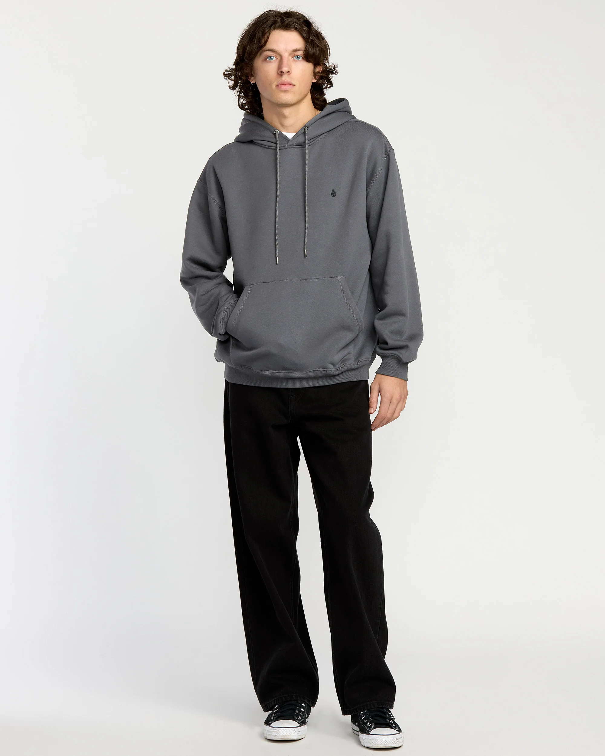 Single Stone Hoodie - Asphalt Black - Image 4