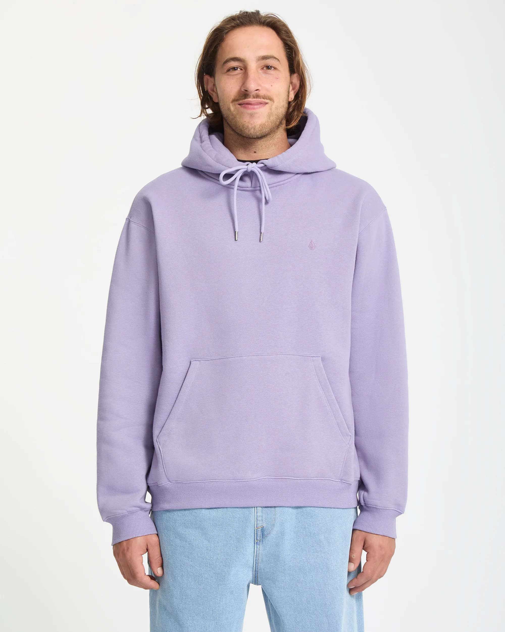 Single Stone Hoodie - Purple Ash