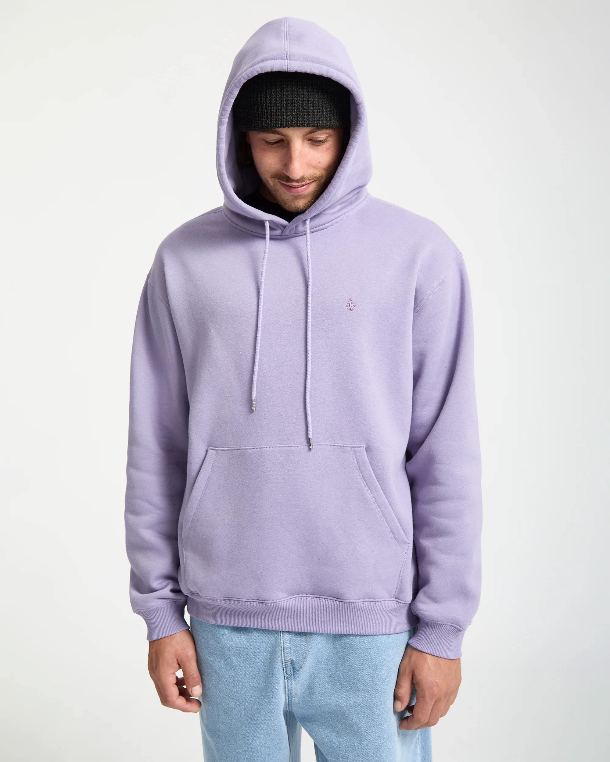 Single Stone Hoodie - Purple Ash - Image 6