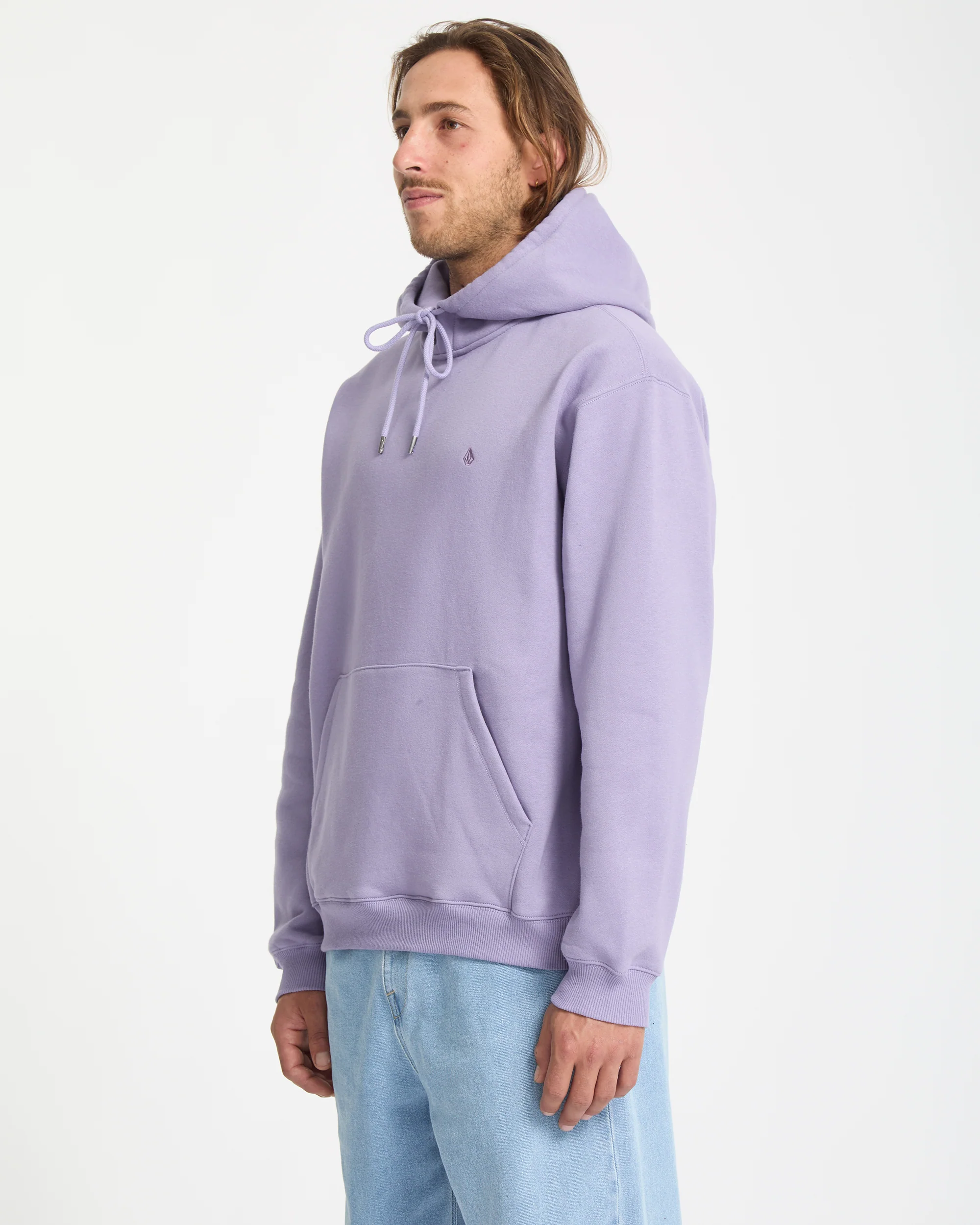 Single Stone Hoodie - Purple Ash - Image 8