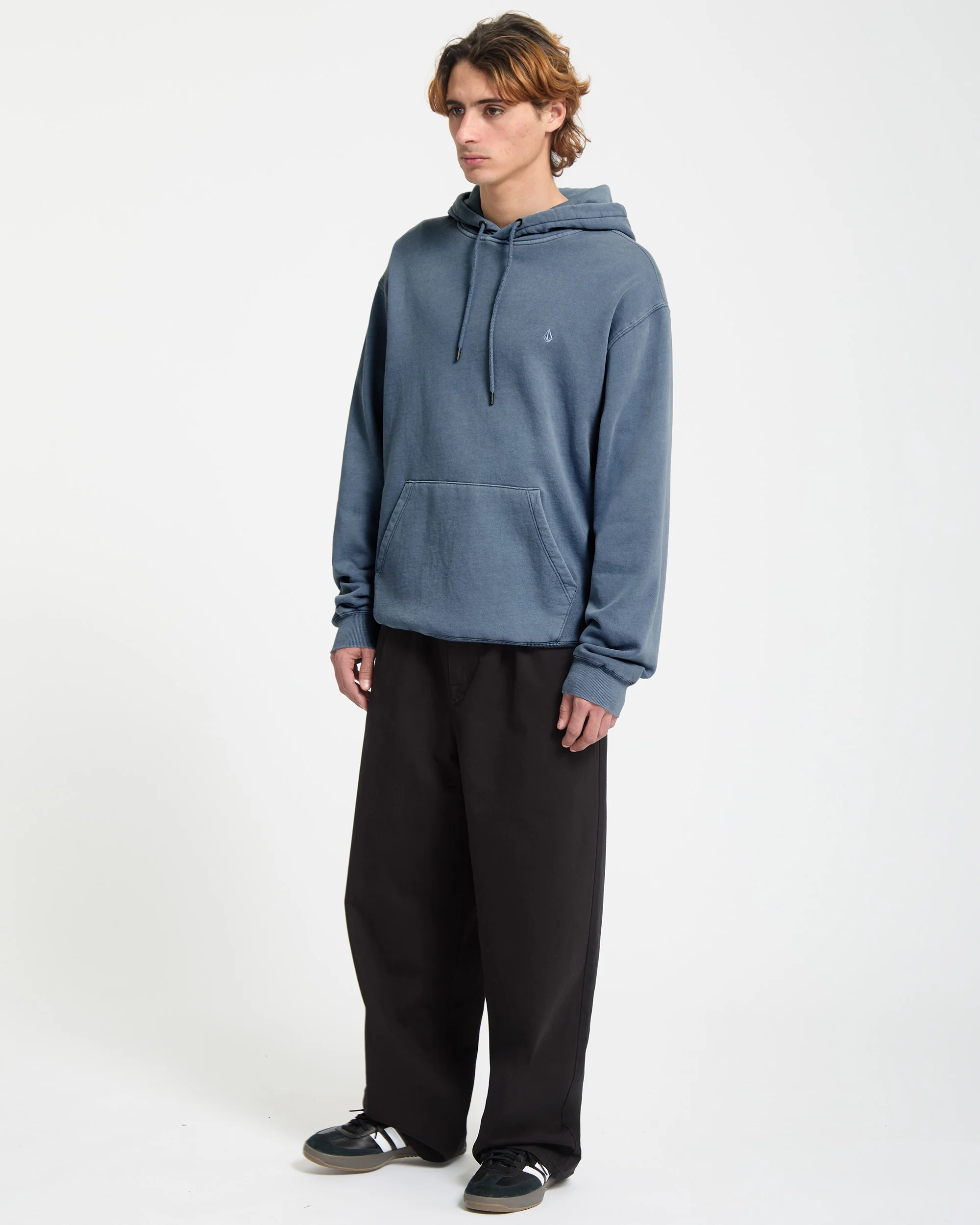 Single Stone Hoodie - Blue Wash - Image 4