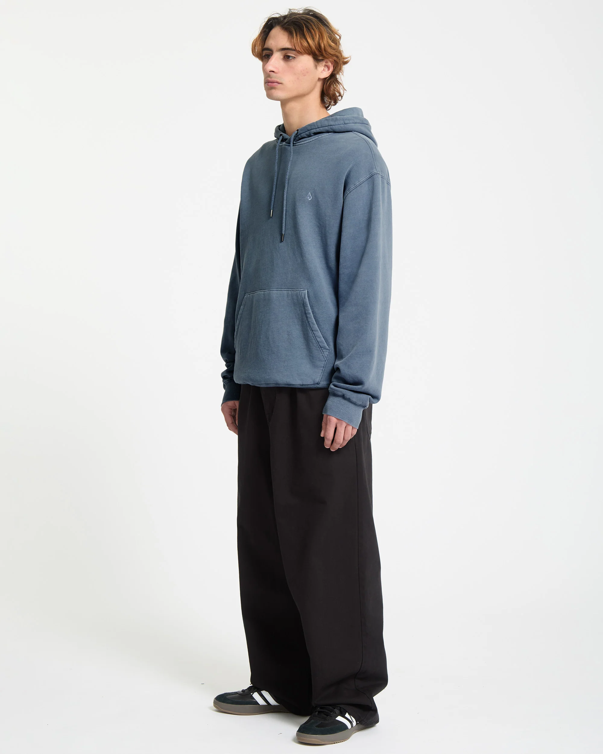 Single Stone Hoodie - Blue Wash - Image 5